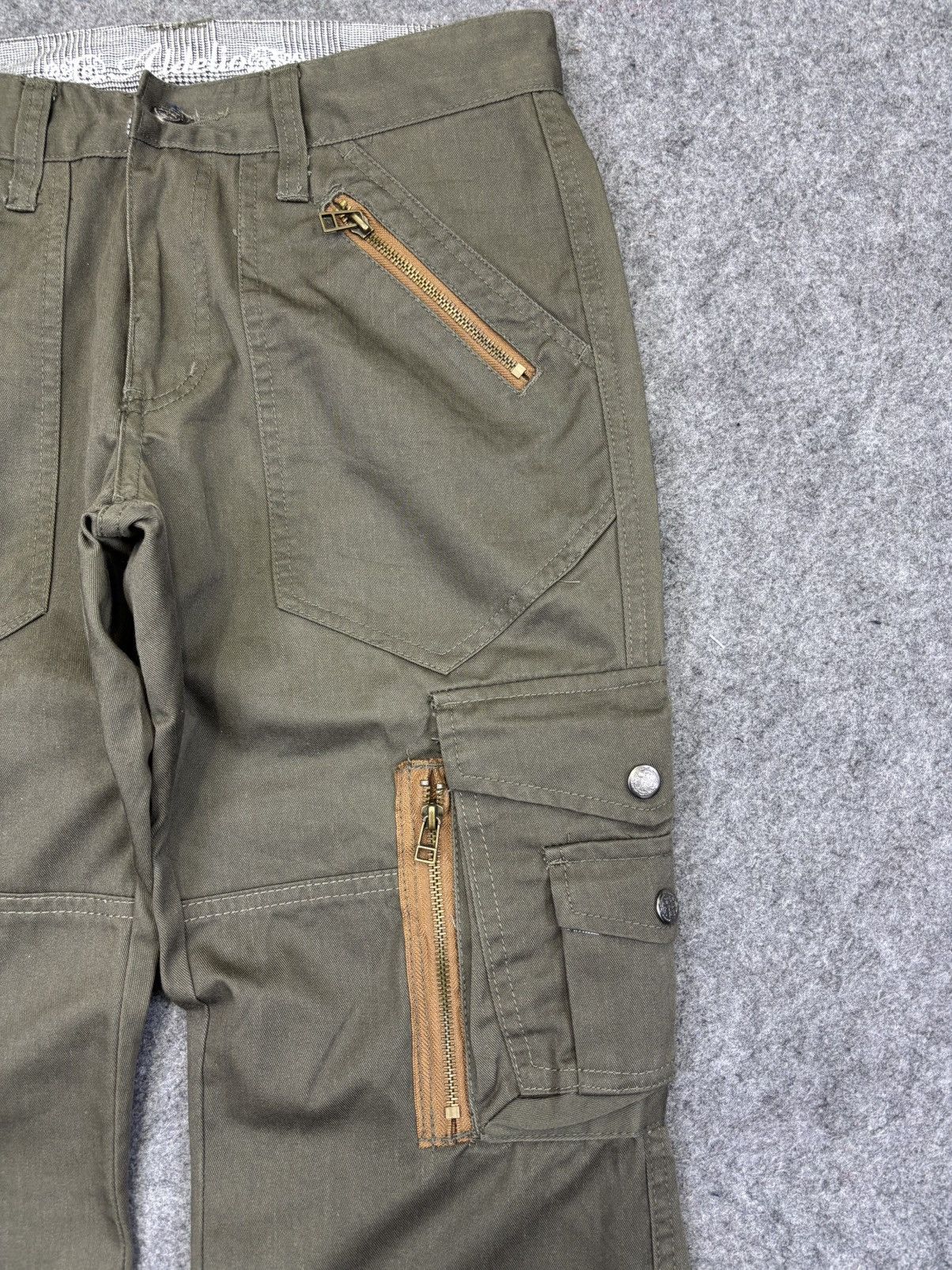 Japanese Brand 💥FLARE💥Aldelio Tctcal Multipocket Military Cargo Pant F933 Size US 30 / EU 46 - 3 Thumbnail
