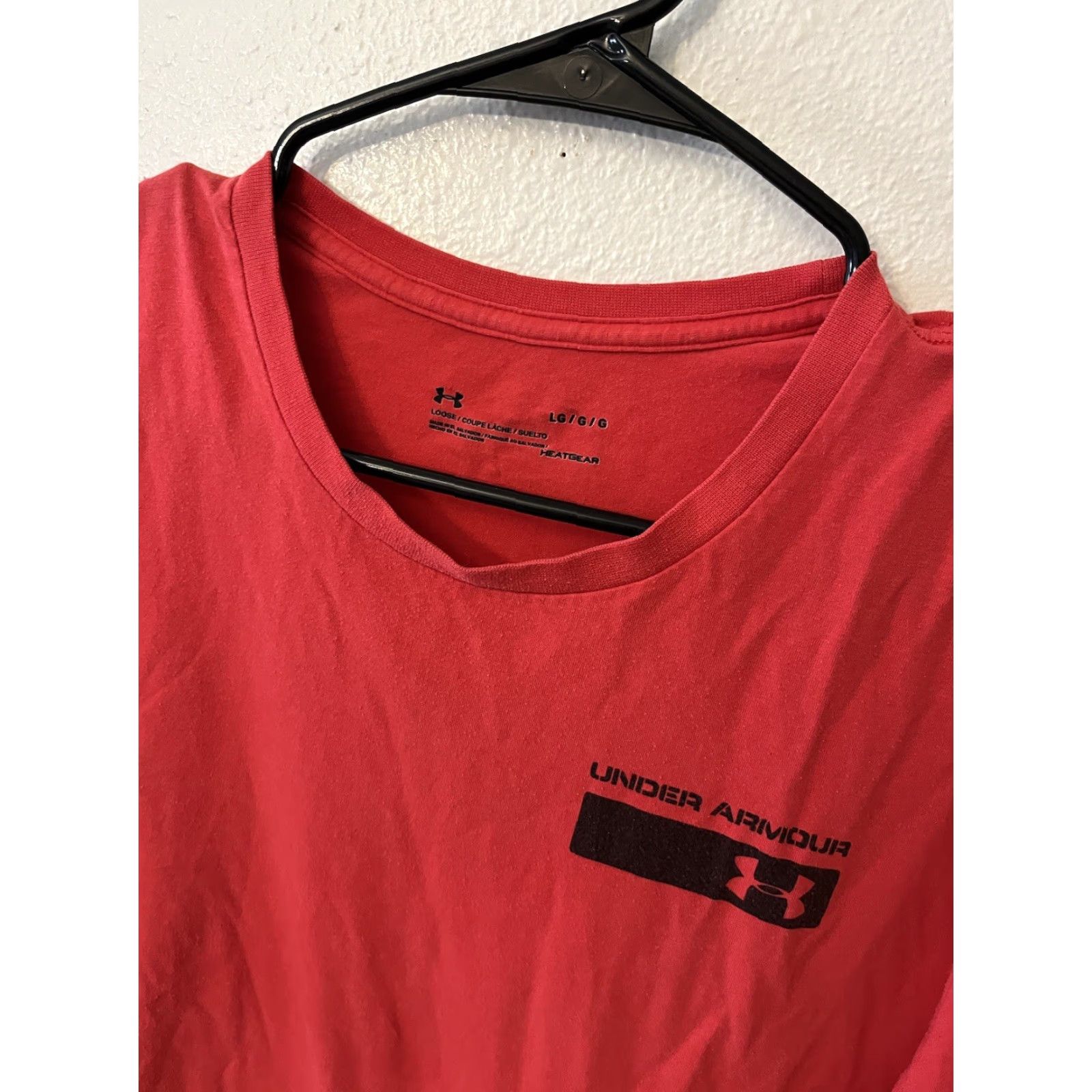 Under Armour Under Armour Men's L Red Graphic T-Shirt Crew Neck Short Sleeve Sports Size US L / EU 52-54 / 3 - 3 Thumbnail