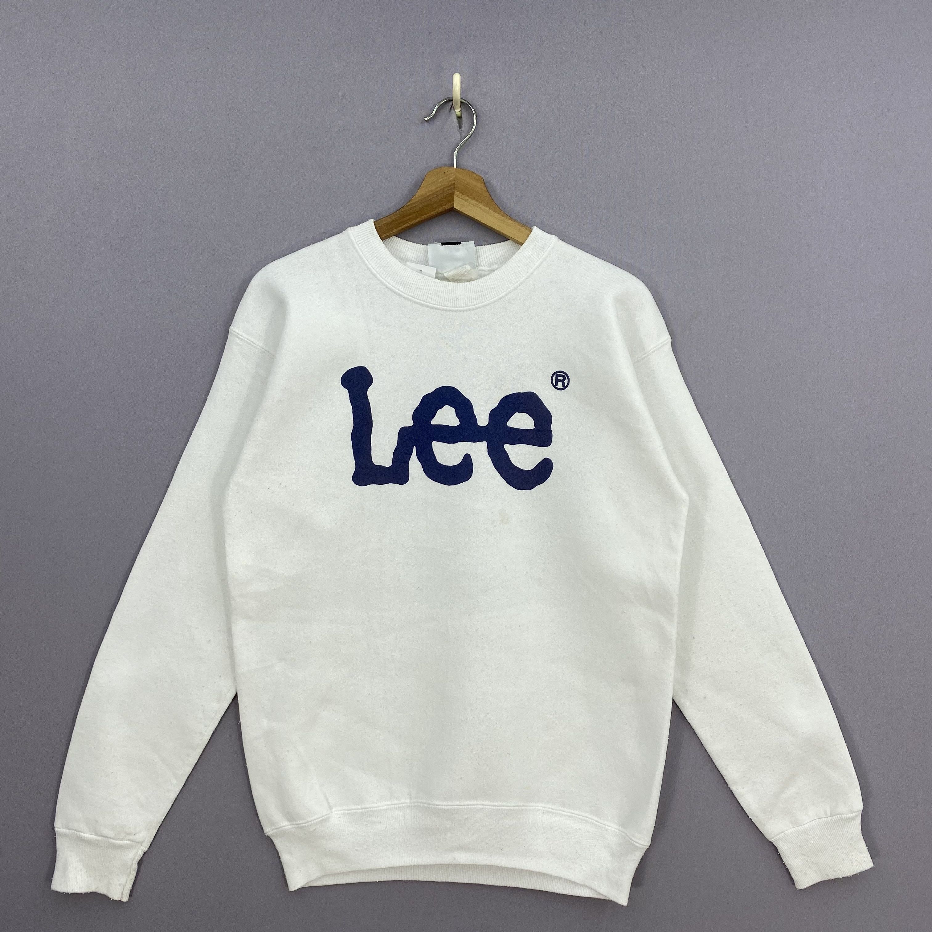 Lee Vintage 90s Lee Spellout Sweater Pullover Sweatshirt Jumper Size S / US 4 / IT 40 - 2 Thumbnail