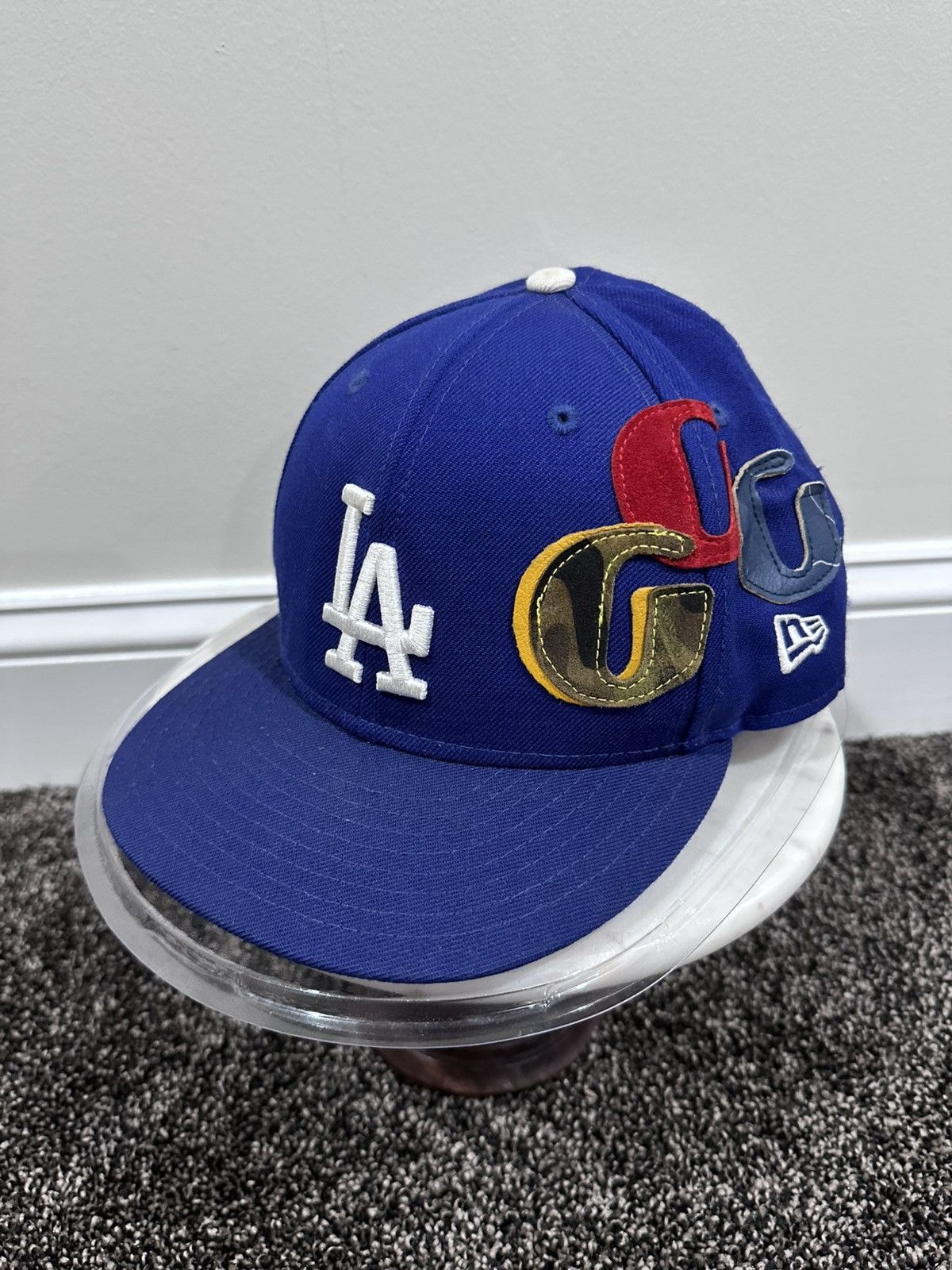 Gallery Dept. Gallery Dept Los Angeles LA Dodgers Blue G Patch Fitted Hat Size ONE SIZE - 2 Thumbnail