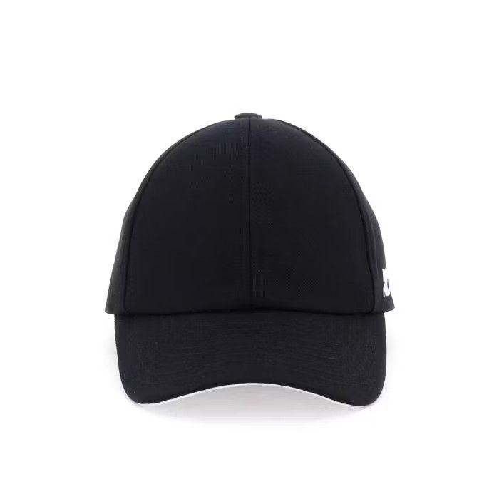o1s22i1n0424 Size-S Cotton Baseball Cap in Black
