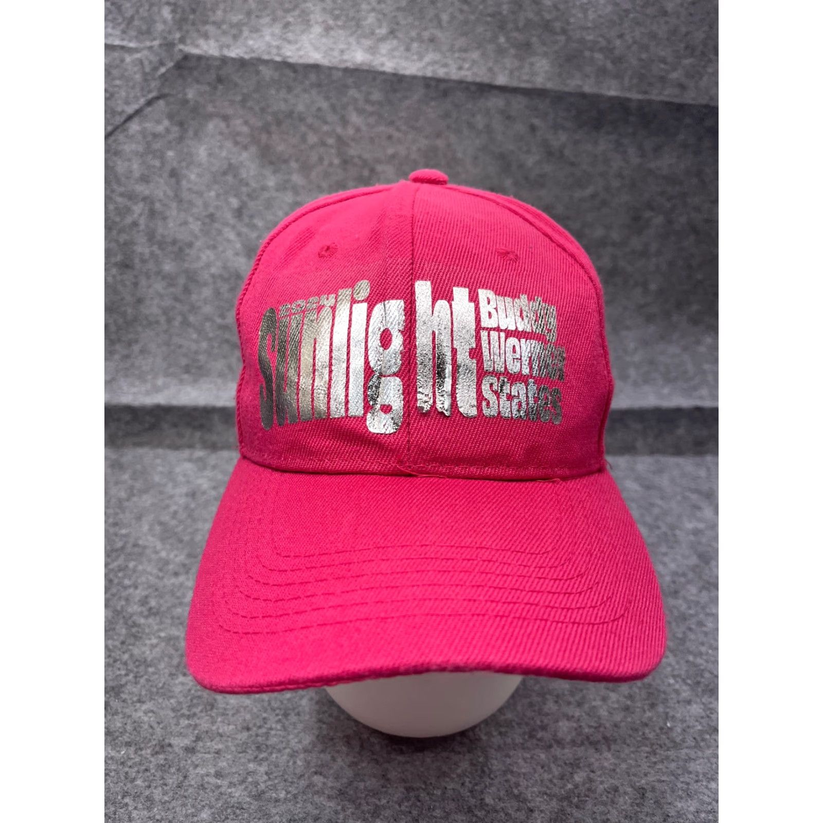 Vintage VINTAGE 2024 Sunlight Buddy Werner States Hat Cap Strap Back Adult OS Pink Acrylic Wool Size ONE SIZE - 2 Thumbnail