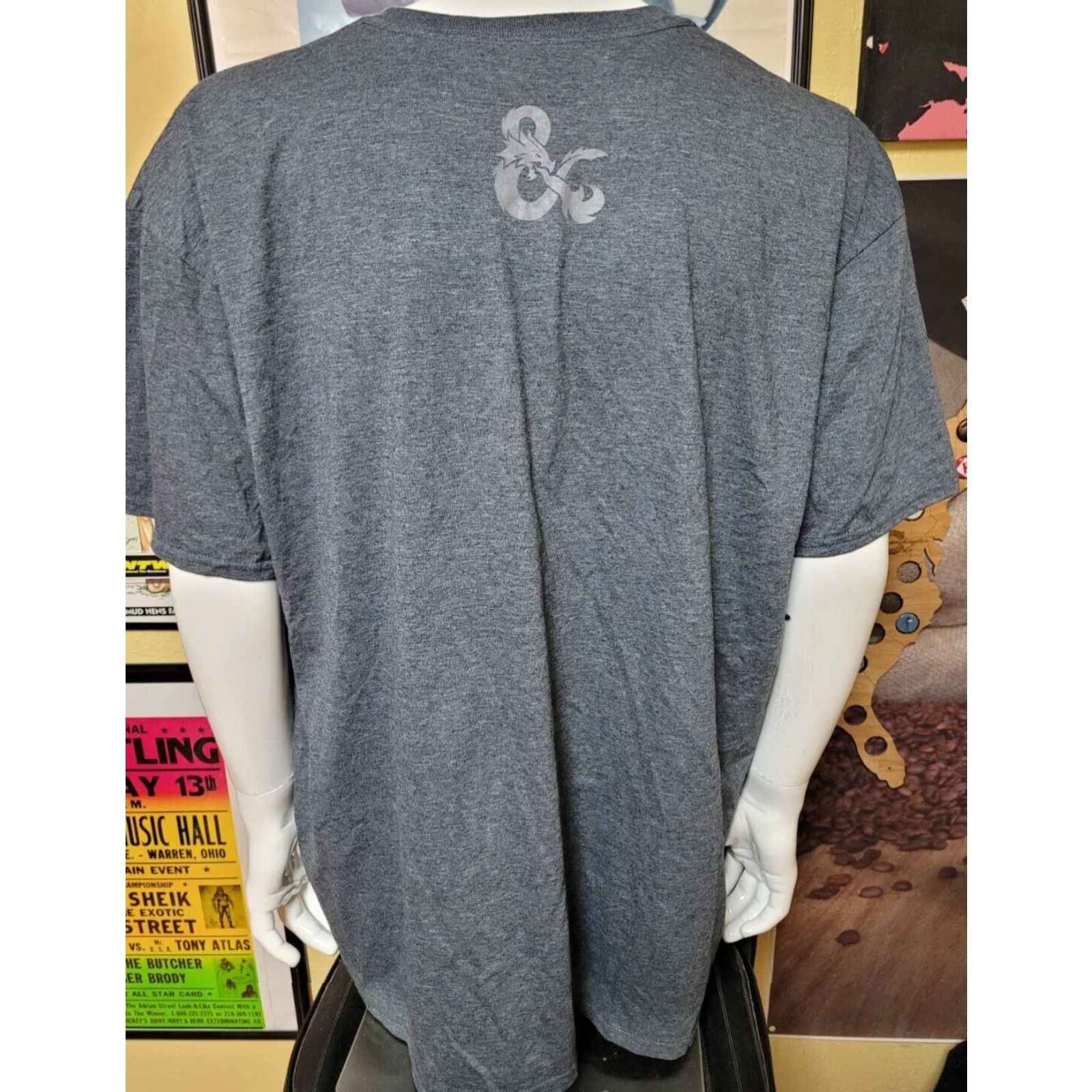 Vintage Dungeons & Dragons Demogorgon of Brine Flats T Shirt 3XL Gray Short Sleeve Crew Neck Men Graphic Tee Fantasy Dungeons & Dragons Size US XXL / EU 58 / 5 - 3 Thumbnail