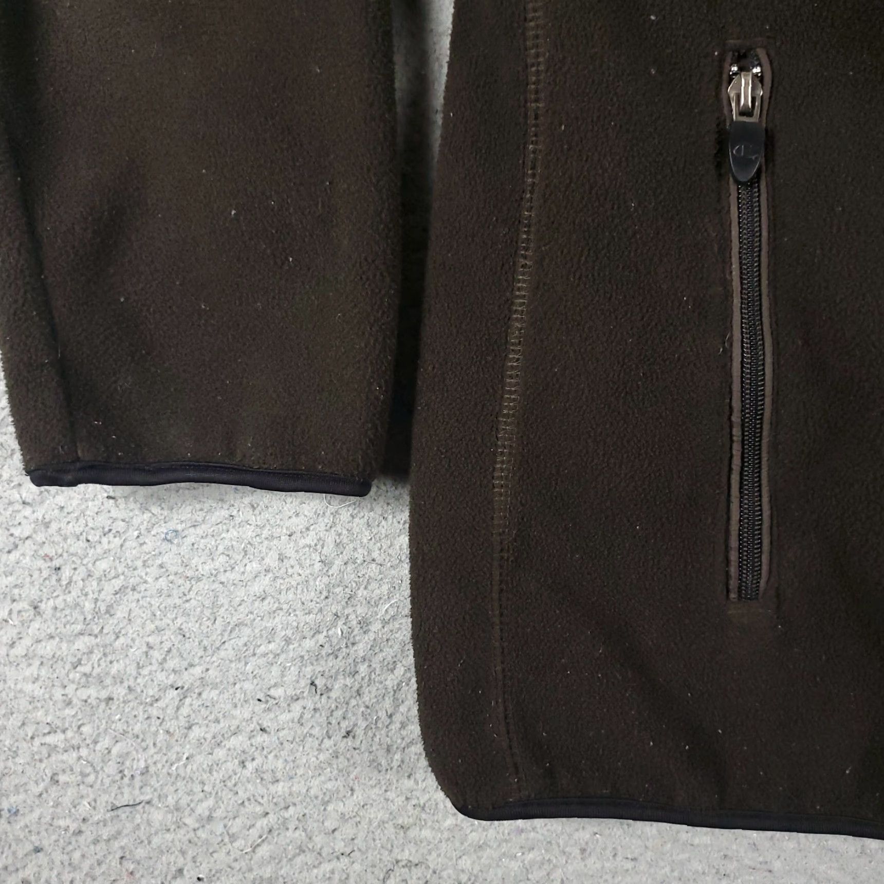 Champion Champion Jacket Mens Medium Brown Fleece Full Zip Up Winter Windbreaker Size US M / EU 48-50 / 2 - 3 Thumbnail