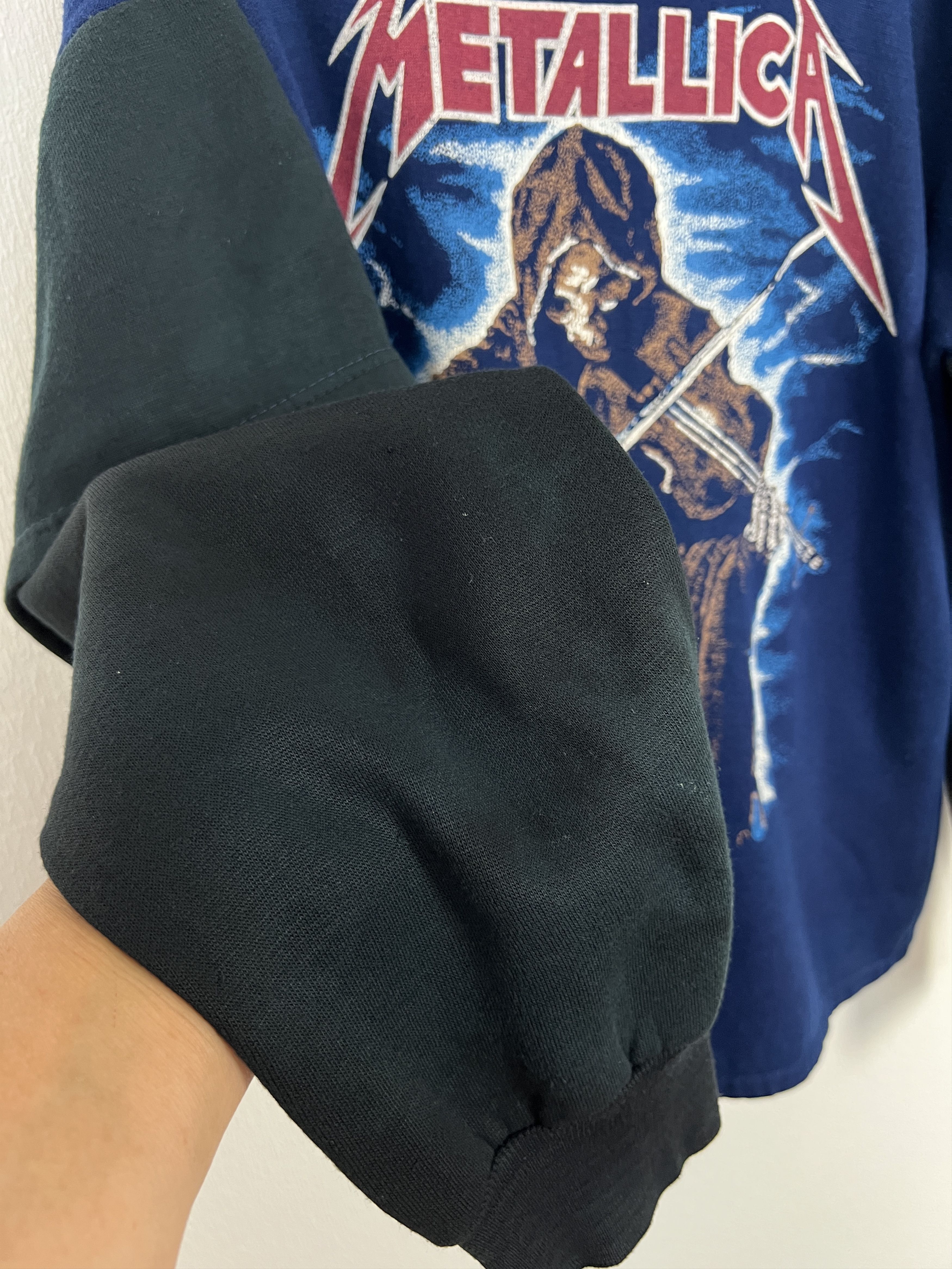 Vintage Vintage Metallica Band Hoodie Over Print Rare Hype Jacket Size US L / EU 52-54 / 3 - 10 Thumbnail
