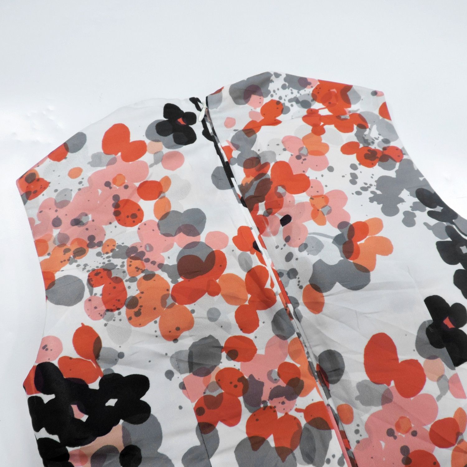 RED Valentino RED VALENTINO POLKA DOT FLORAL PATTERN MINI DRESS Size XS / US 0-2 / IT 36-38 - 12 Thumbnail