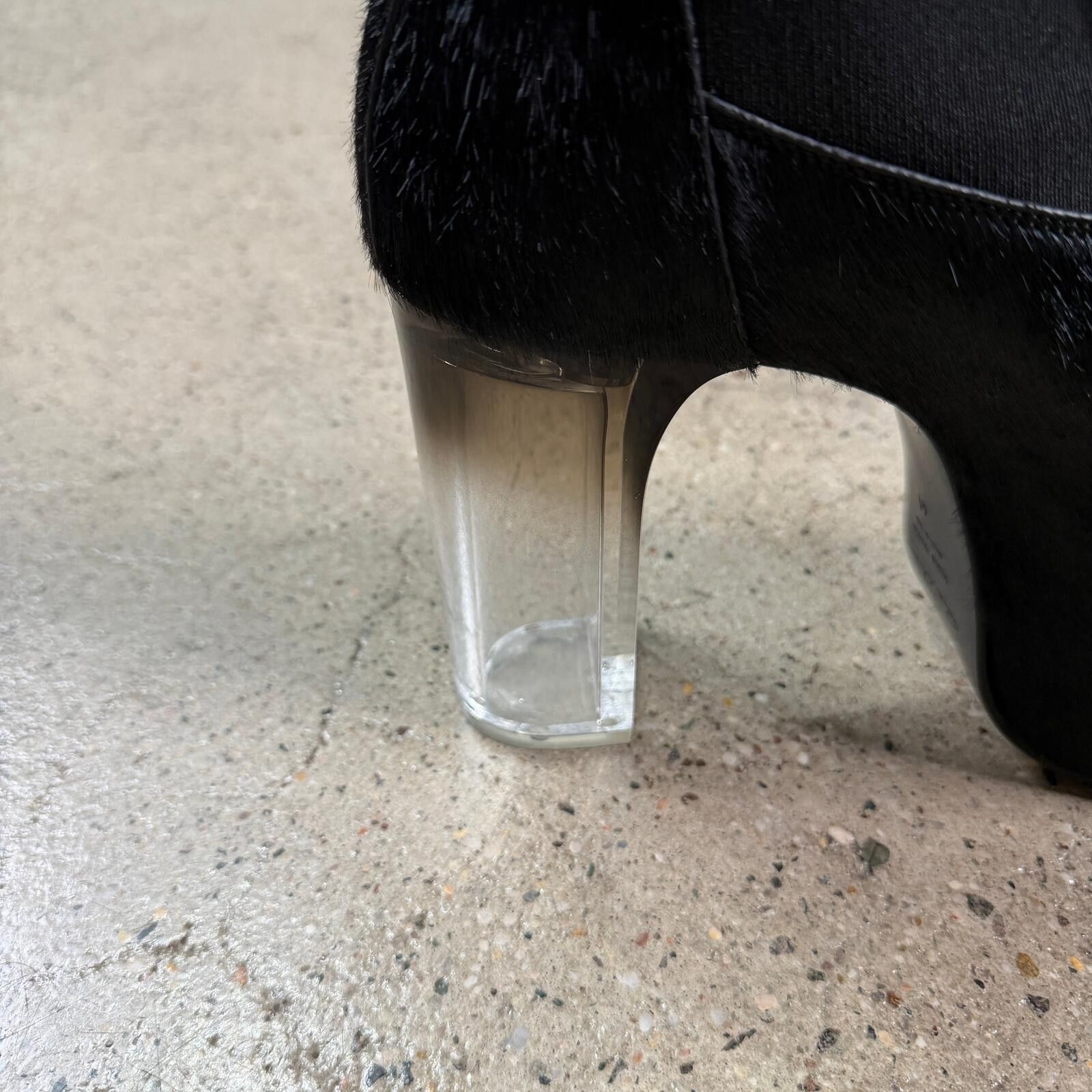 Rick Owens Rick Owens Pony Hair Kiss Heels Size US 8 / EU 41 - 6 Thumbnail