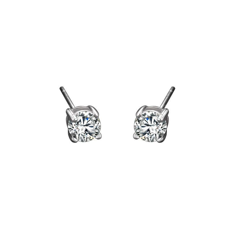 Jewelry Crazy Earrings One Pairs Chrome Jewelry Size ONE SIZE - 2 Thumbnail