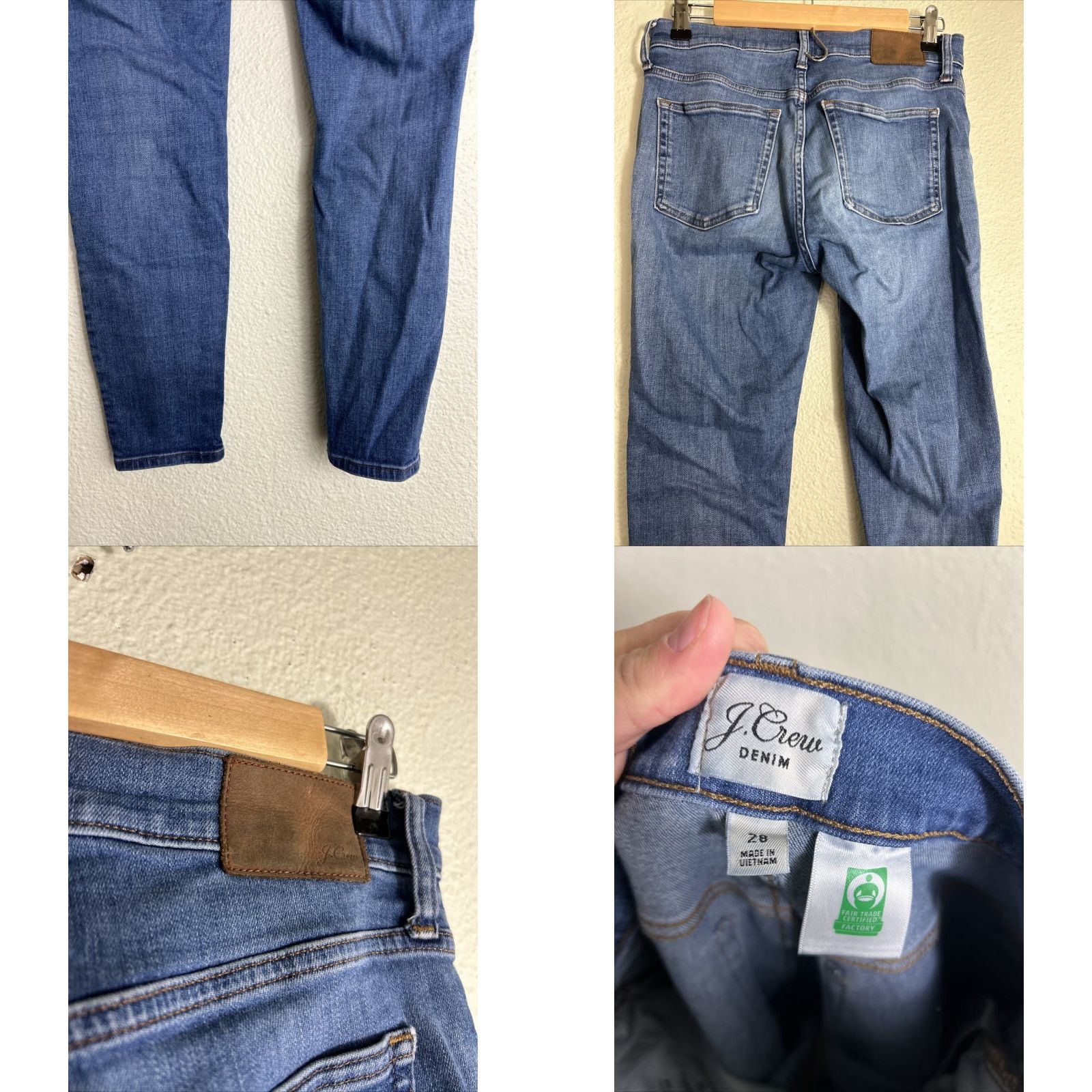 J.Crew J.CREW Jeans 9” High Rise Toothpick Medium Wash Blue 28x26 Size 28 Regular Women Skinny Denim Pants Size 28" / US 6 / IT 42 - 8 Thumbnail