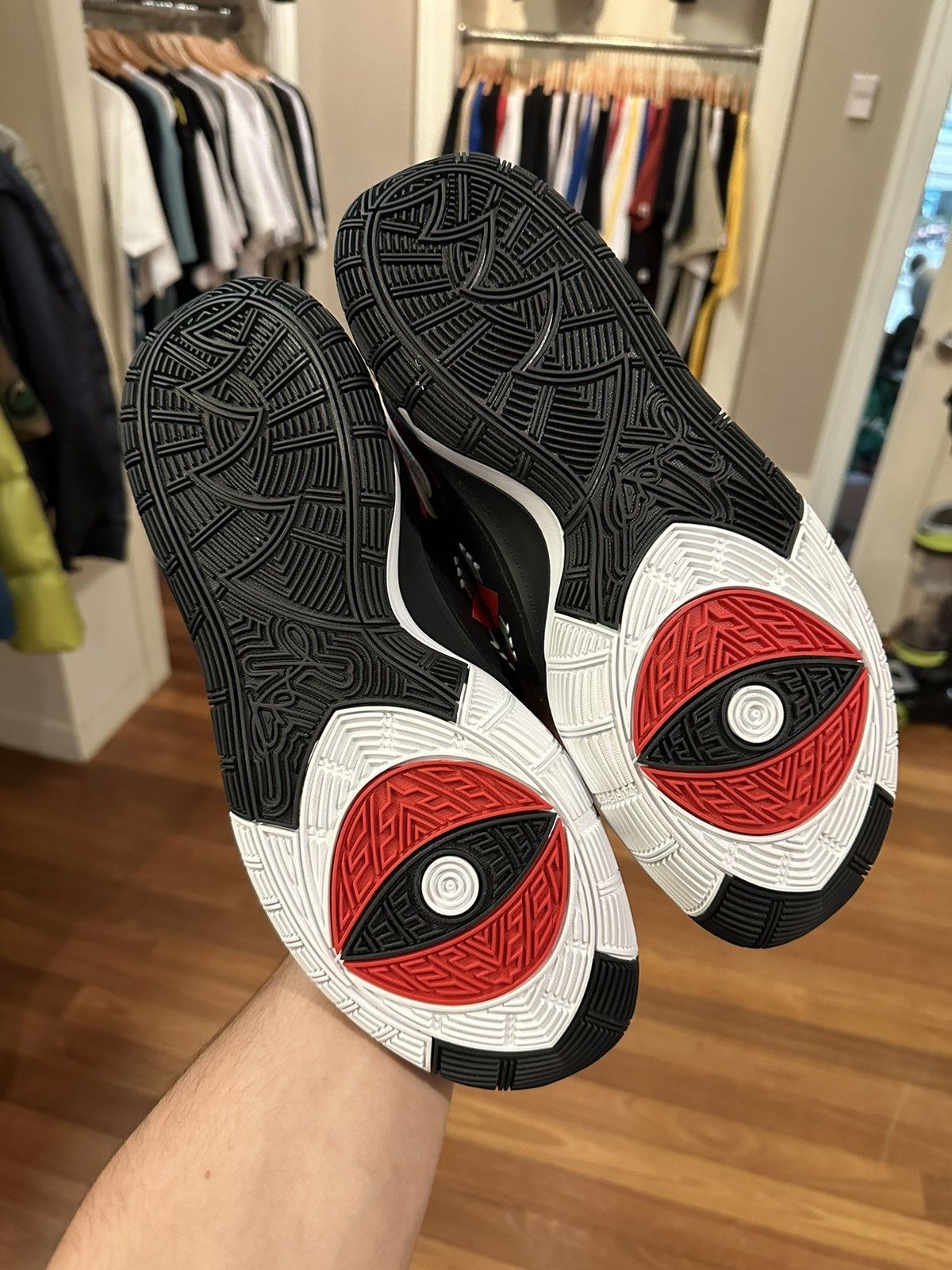 Nike Kyrie 6 “sneaker room mom black” Size US 11 / EU 44 - 4 Thumbnail