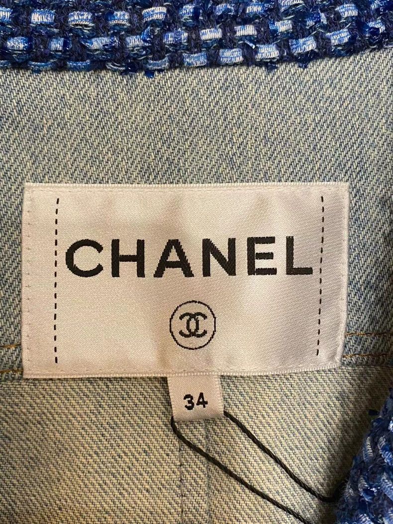 Chanel Chanel Denim jacket Size XXS / US 00 / IT 34 - 2 Thumbnail