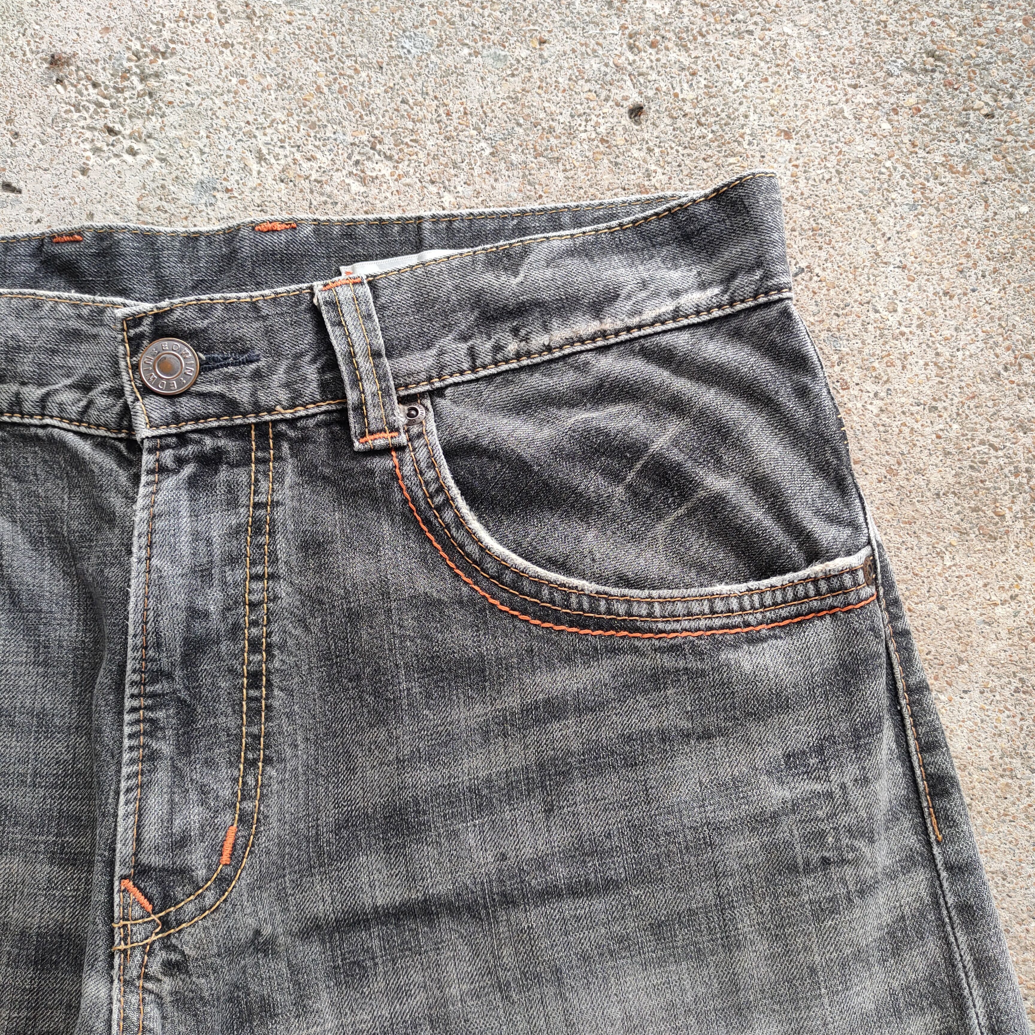 Edwin VINTAGE EDWIN 404 FADED BLACK RIPPED JEANS DENIM PANTS Size US 36 / EU 52 - 6 Thumbnail