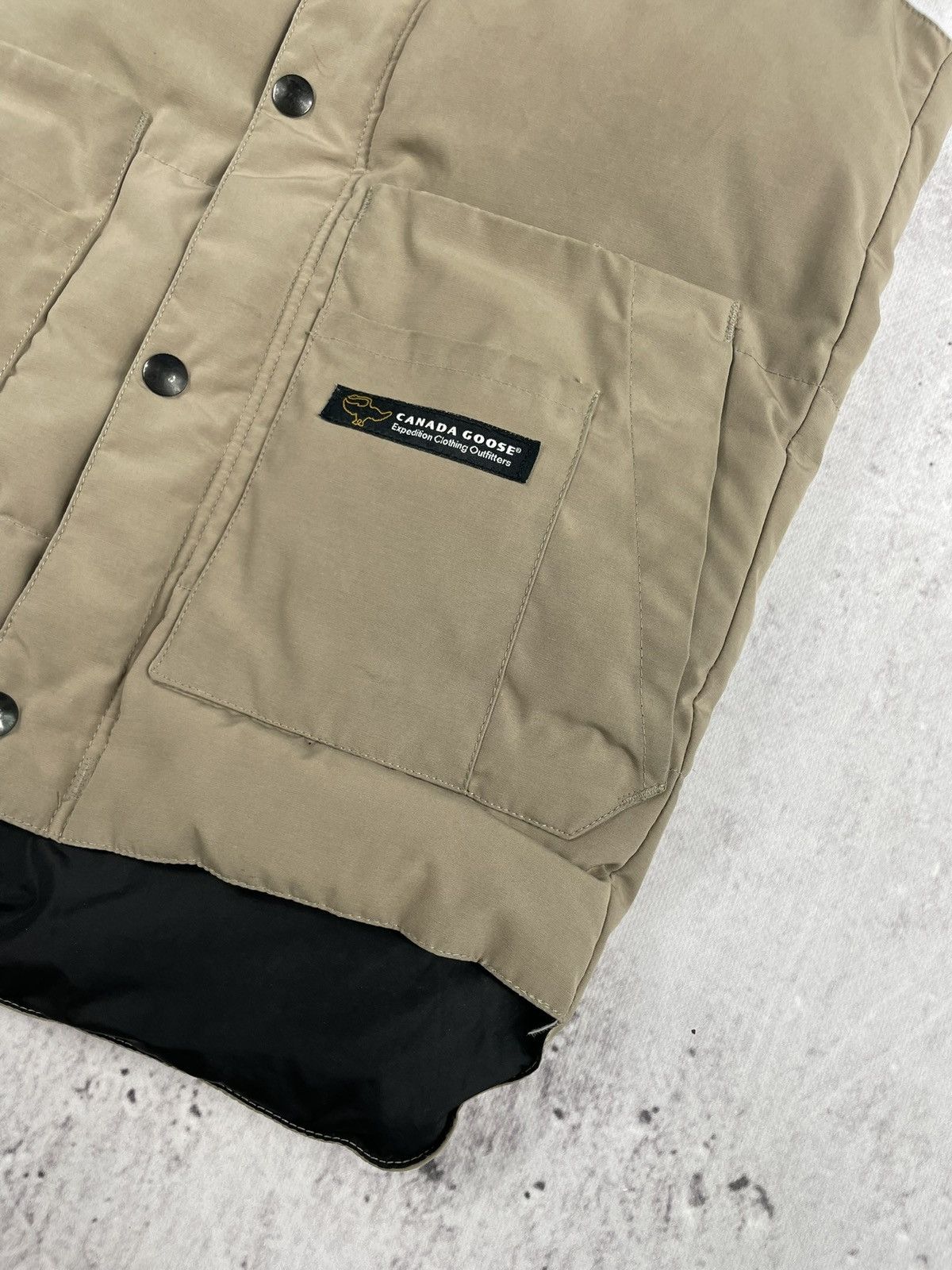 Canada Goose × Vintage Vintage Beige Canada Goose Vest Size US XXS / EU 40 - 2 Thumbnail