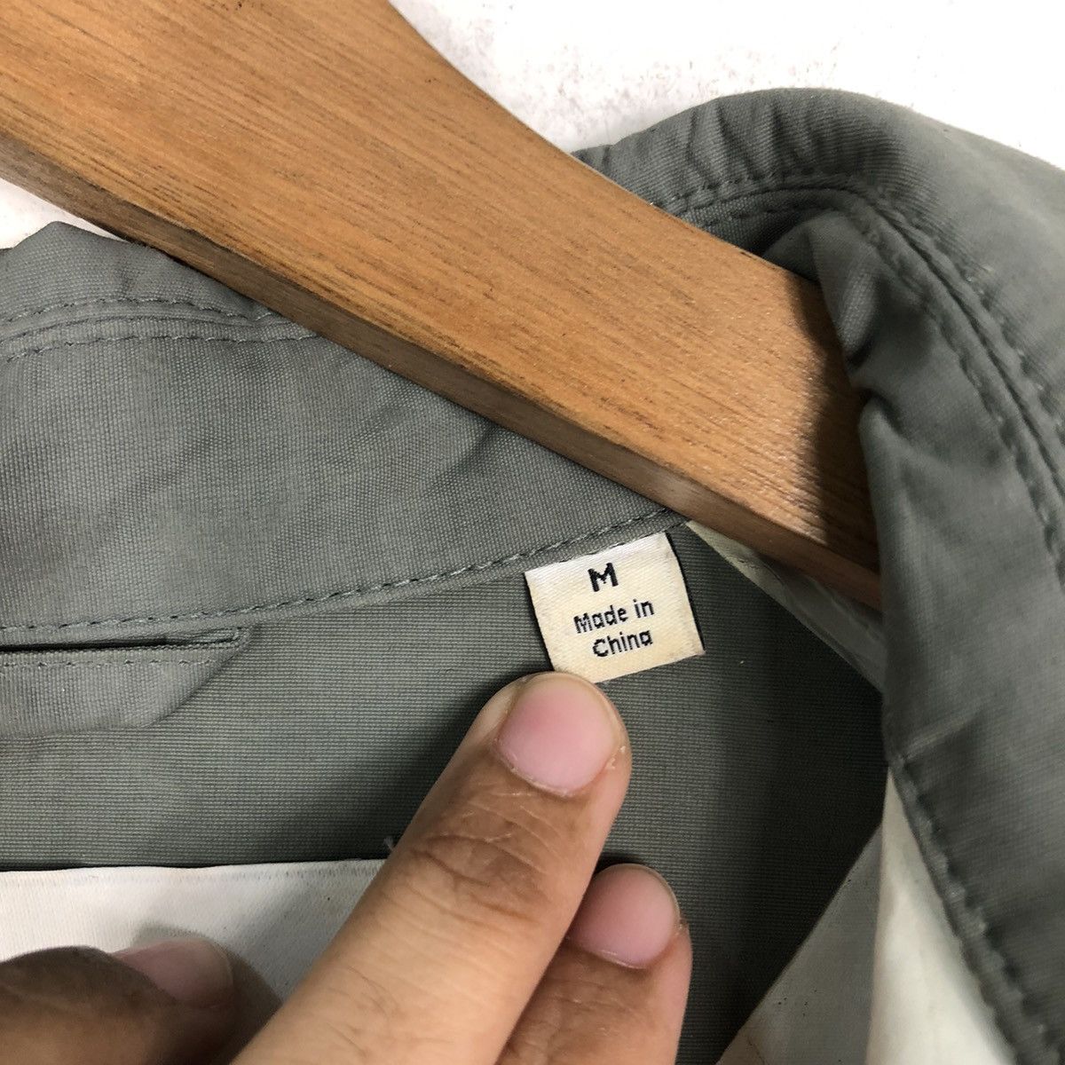 Japanese Brand 🔥Green Military Long Fly Coats Jacket Lemaire Uniqlo Japan Size US M / EU 48-50 / 2 - 18 Thumbnail