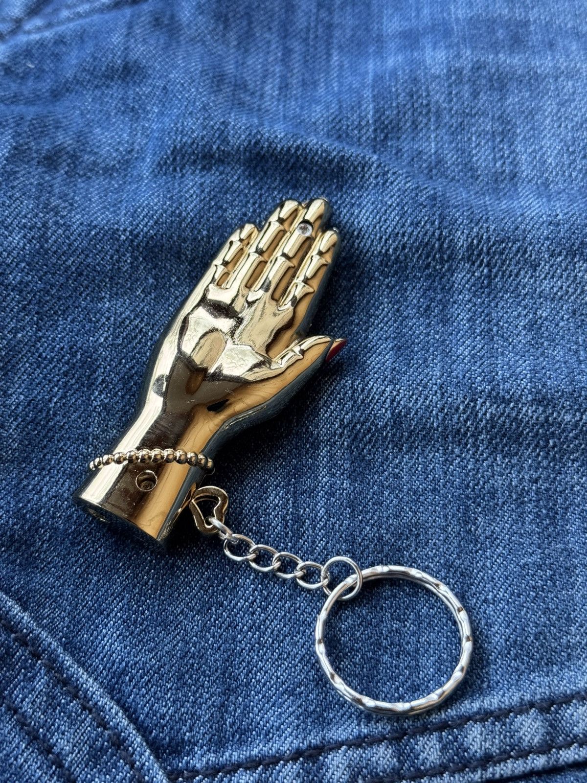 Japanese Brand × Vintage 🤌🔥Vintage 90s Hand Cigar Lighter rare unisex keychain Size ONE SIZE - 3 Thumbnail
