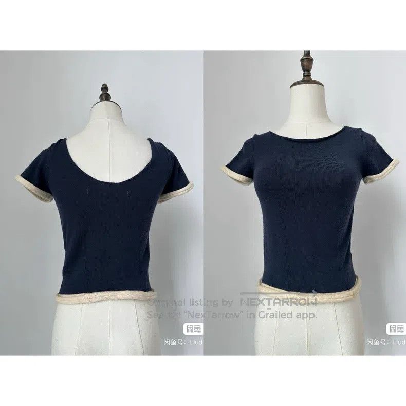 Comme des Garcons Comme Des Garcons Knitted short-sleeved top Size S / US 4 / IT 40 - 8 Thumbnail