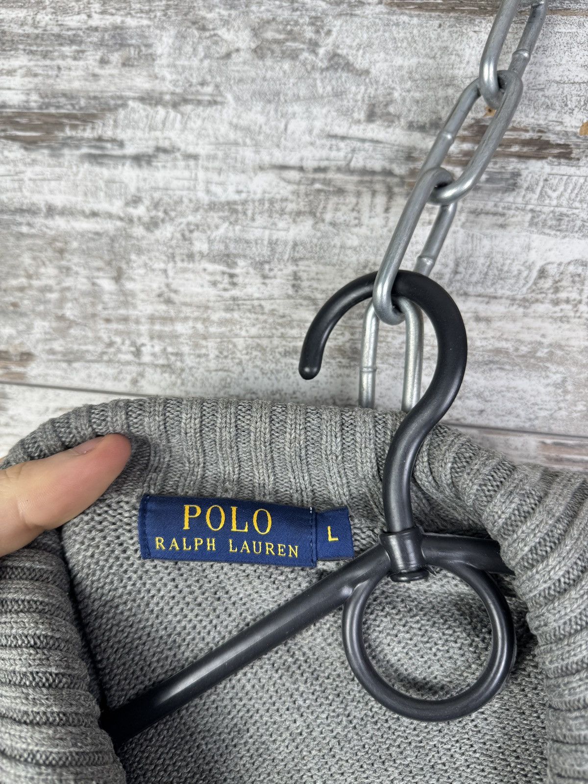 Polo Ralph Lauren Mens Vintage Polo Ralph Lauren 1/3 zip sweater sweatshirt Size US L / EU 52-54 / 3 - 7 Thumbnail