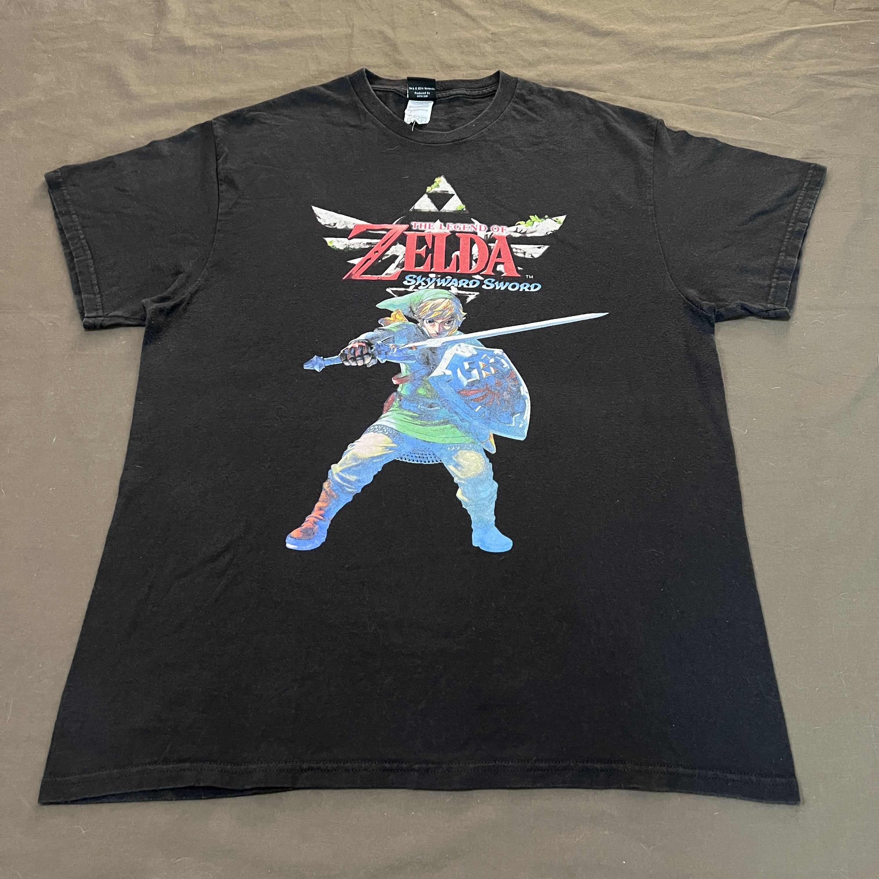 Cartoon Network × Nintendo × Vintage Vintage Y2K Zelda Logo Promo Tee Nintendo Faded Size US L / EU 52-54 / 3 - 2 Thumbnail