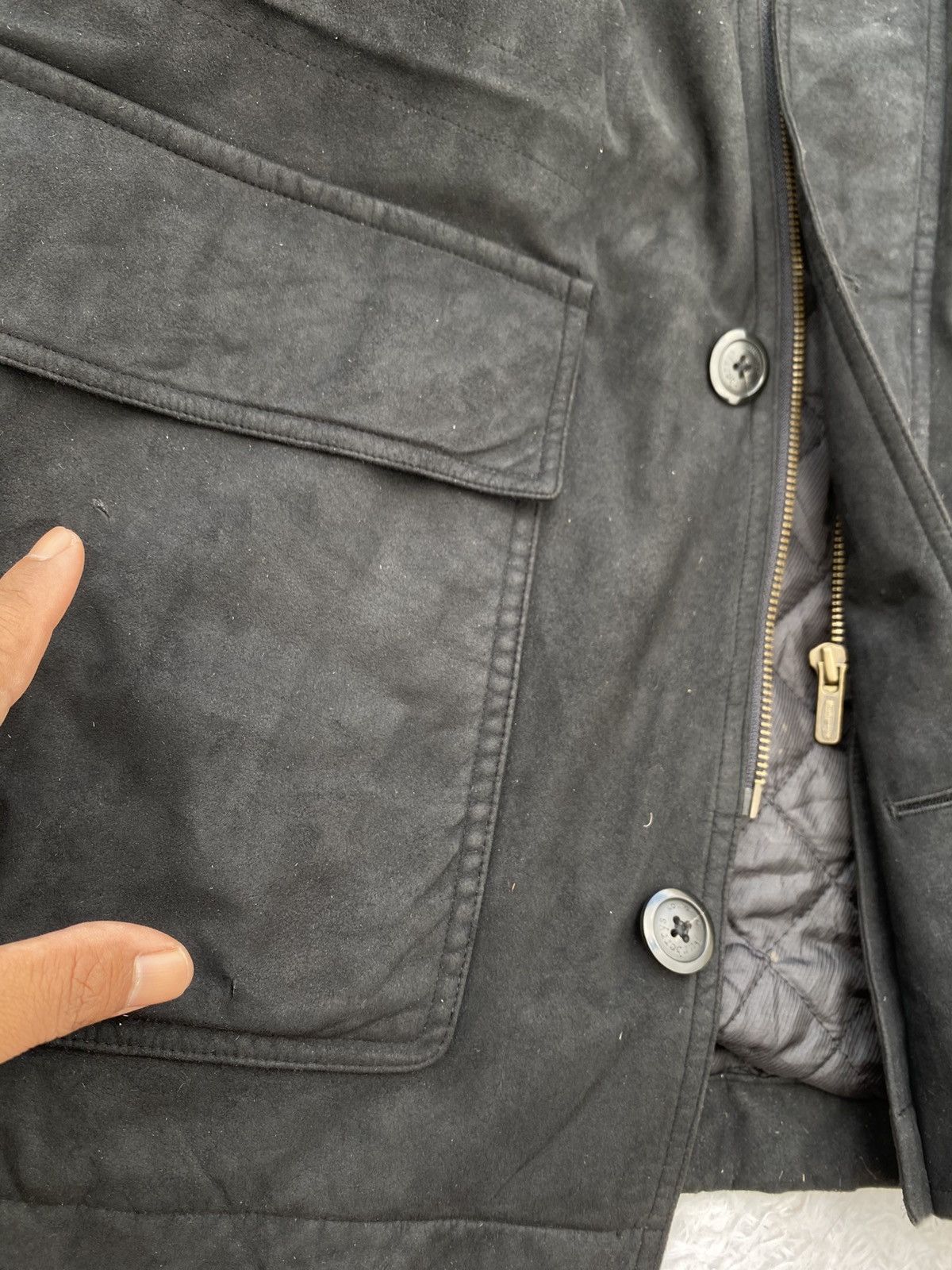 Burberry Rare Vintage 90s Burberry Black Jacket Size US L / EU 52-54 / 3 - 19 Thumbnail