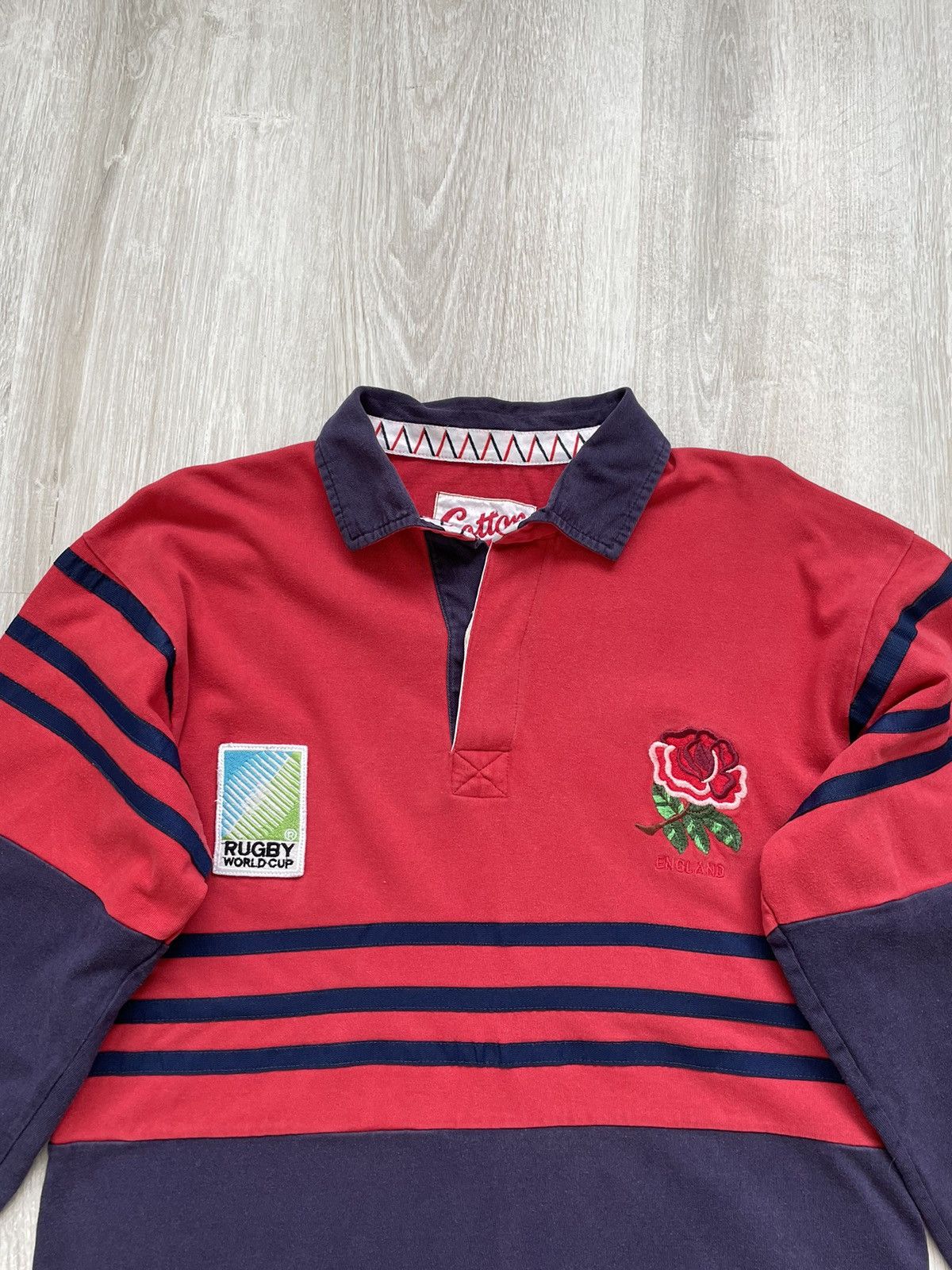 Vintage Vintage Cotton Traders Rugby World Cup England Long Sleeve Size US S / EU 44-46 / 1 - 2 Thumbnail
