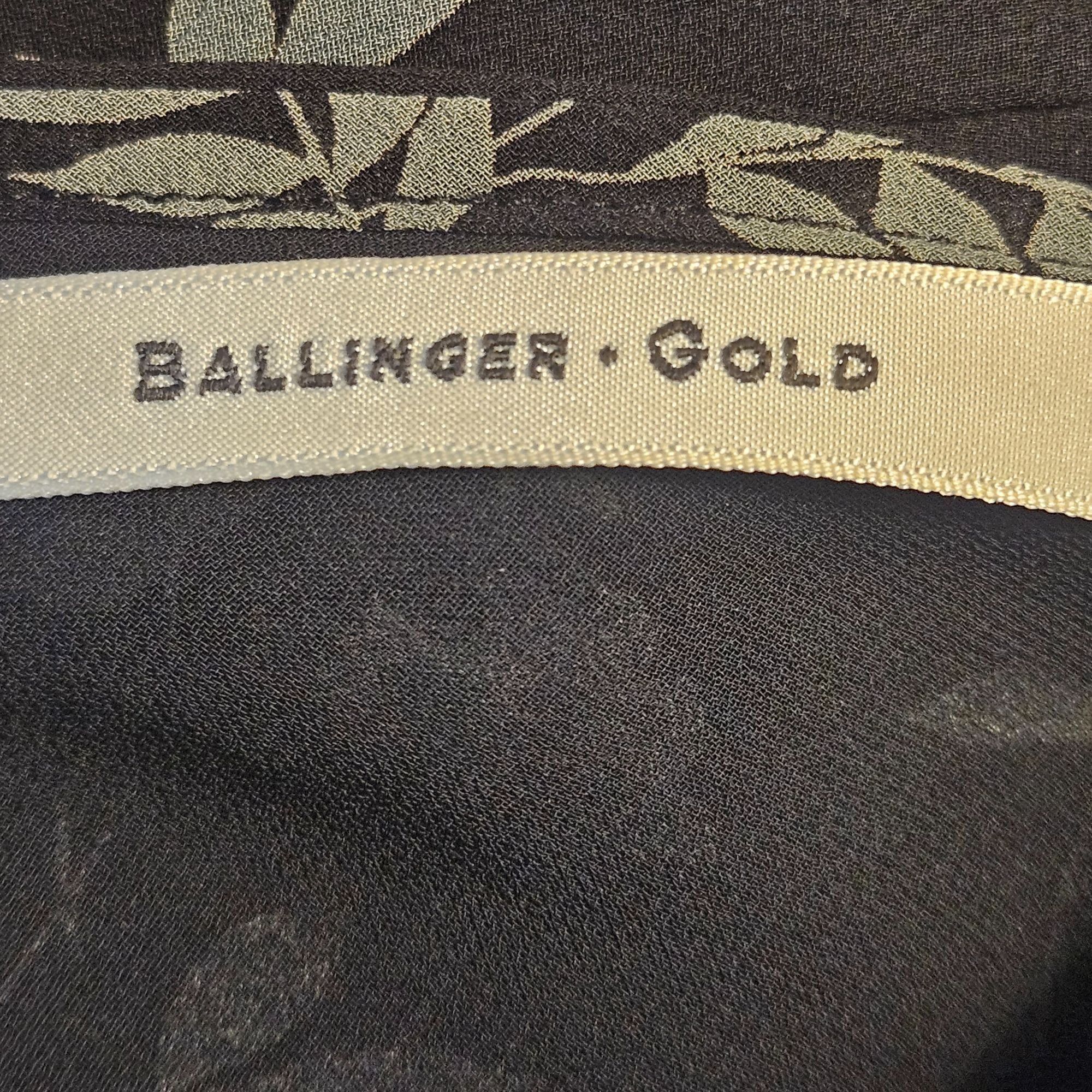 Other VTG Ballinger Gold Black Women Silk Maxi Dress L Y2K Boho Qu Size L / US 10 / IT 46 - 10 Thumbnail