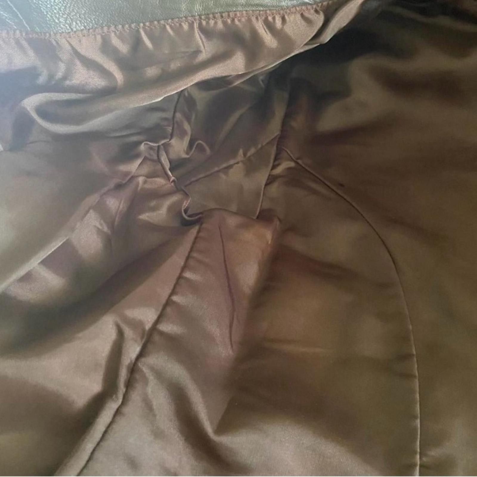 Lord & Taylor Vtg Lord & Taylor Brown Leather Womens Jacket Size 2P M/L Size XS / US 0-2 / IT 36-38 - 7 Thumbnail