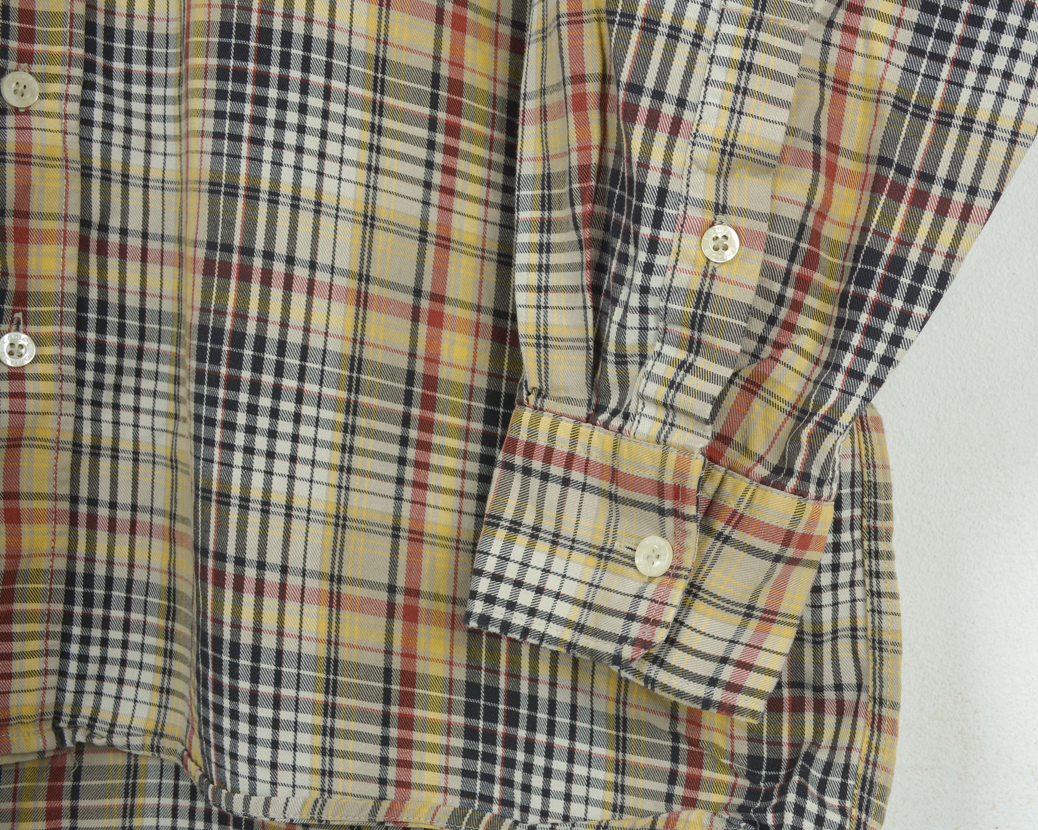 camel active Button Up Shirt Check Plaid Tartan Multicolored Long Sleeve Size US L / EU 52-54 / 3 - 4 Thumbnail