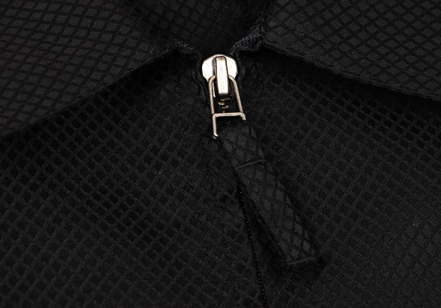 Jean Paul Gaultier Jacquard Zip Shirt Blouson in Black Size 48 Size US M / EU 48-50 / 2 - 5 Thumbnail