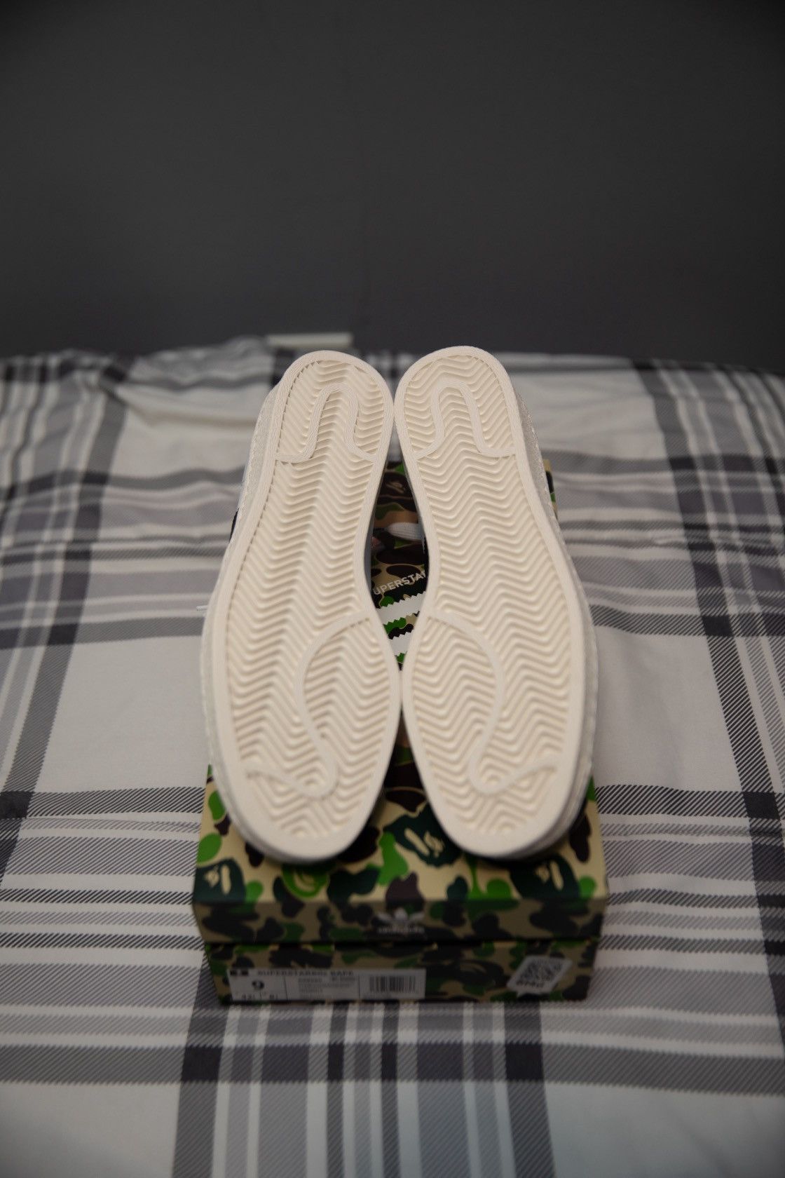 Adidas × Bape Bape x Superstars ‘Black and White’ Size US 9 / EU 42 - 7 Thumbnail