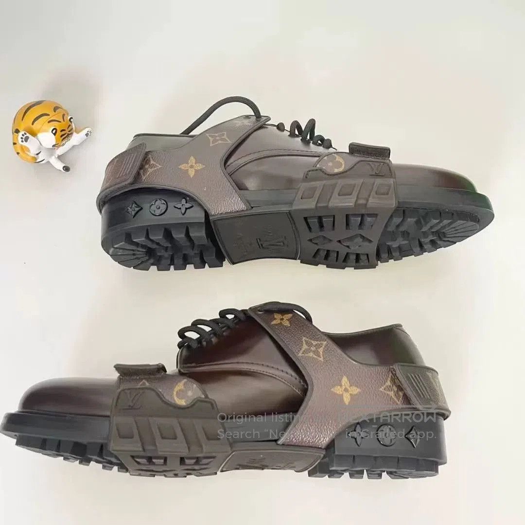 Louis Vuitton louis vuitton derby leather shoes for men. Size US 8.5 / EU 41-42 - 2 Thumbnail