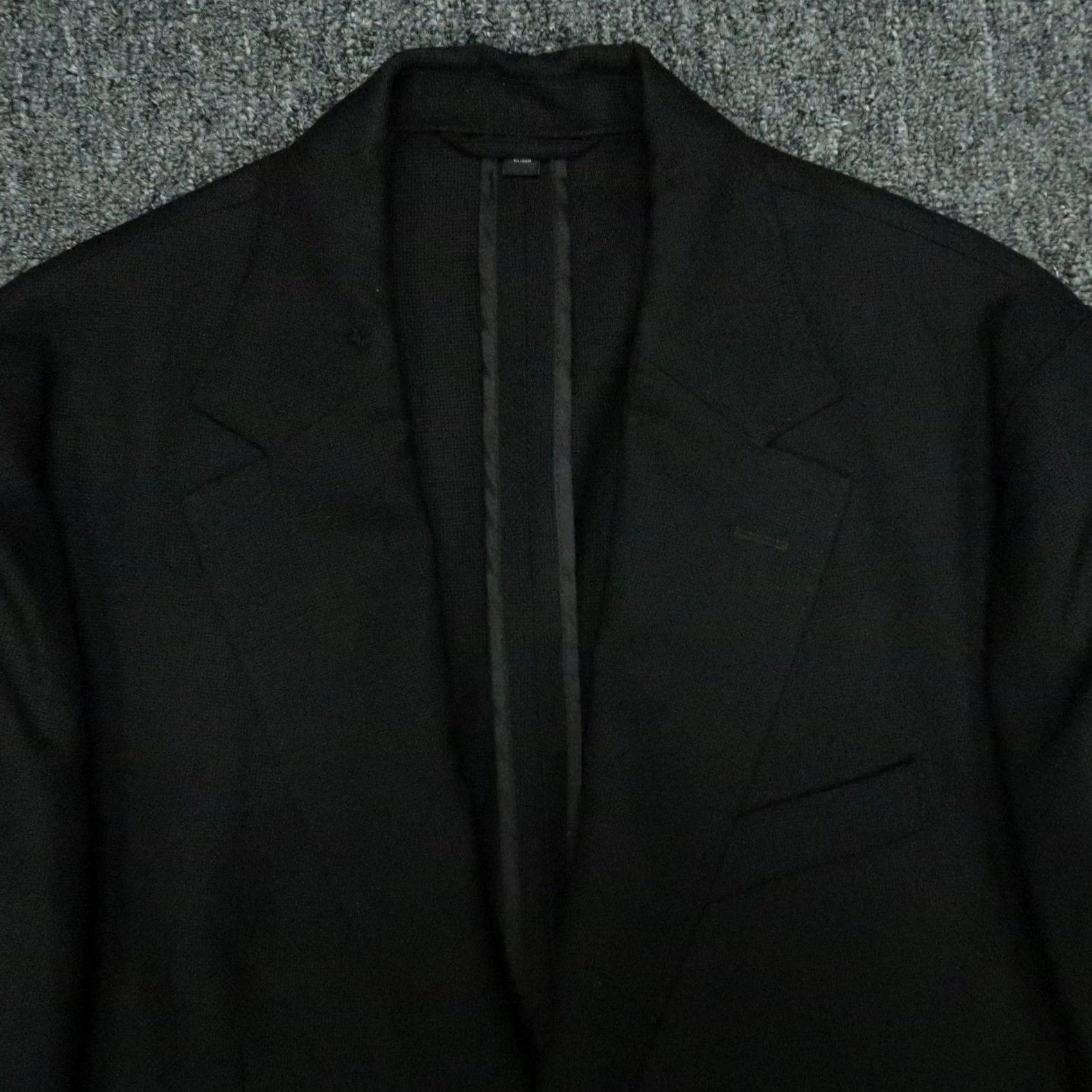 Bonobos Bonobos Blazer Mens 38R Black Wool Slim Single-Breasted Notch Lapel Jacket Coat Size 38R - 2 Thumbnail
