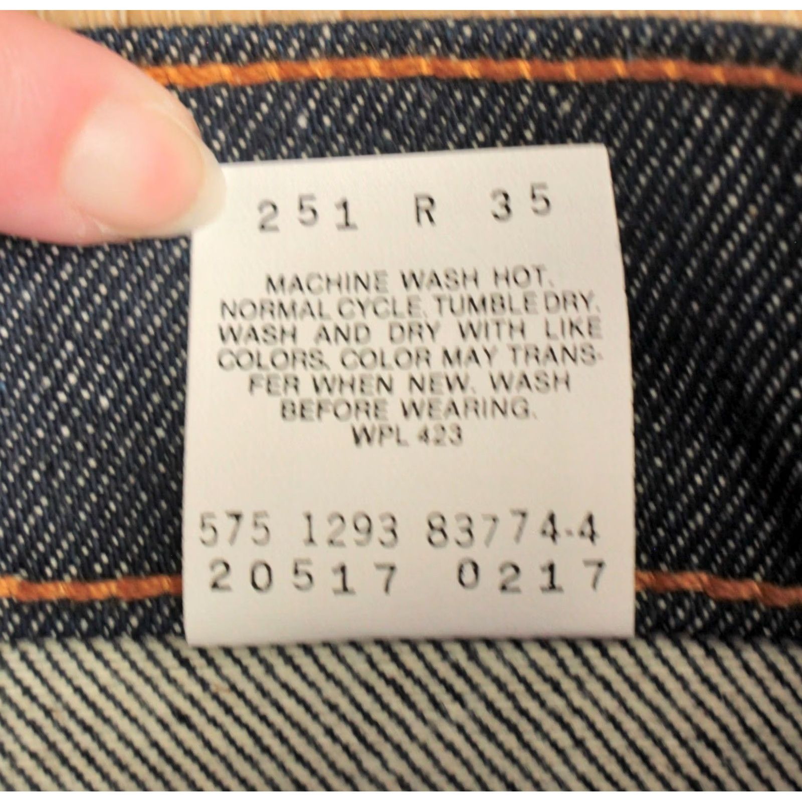MEN\'S Levi\'s 517 Boot Cut Jeans Shirt? 90s VTG NOS 31x31 Regular Blue Denim 1990s Made in USA Mens Jeans