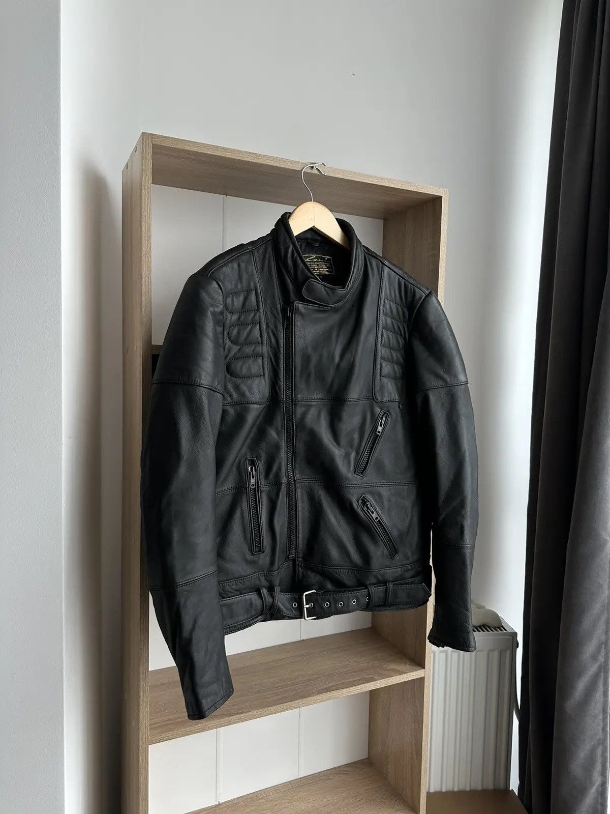 Louis W. × Lui's × Vintage Vintage LOUIS Black International Biker Motorcycle Jacket Size US M / EU 48-50 / 2 - 25 Thumbnail