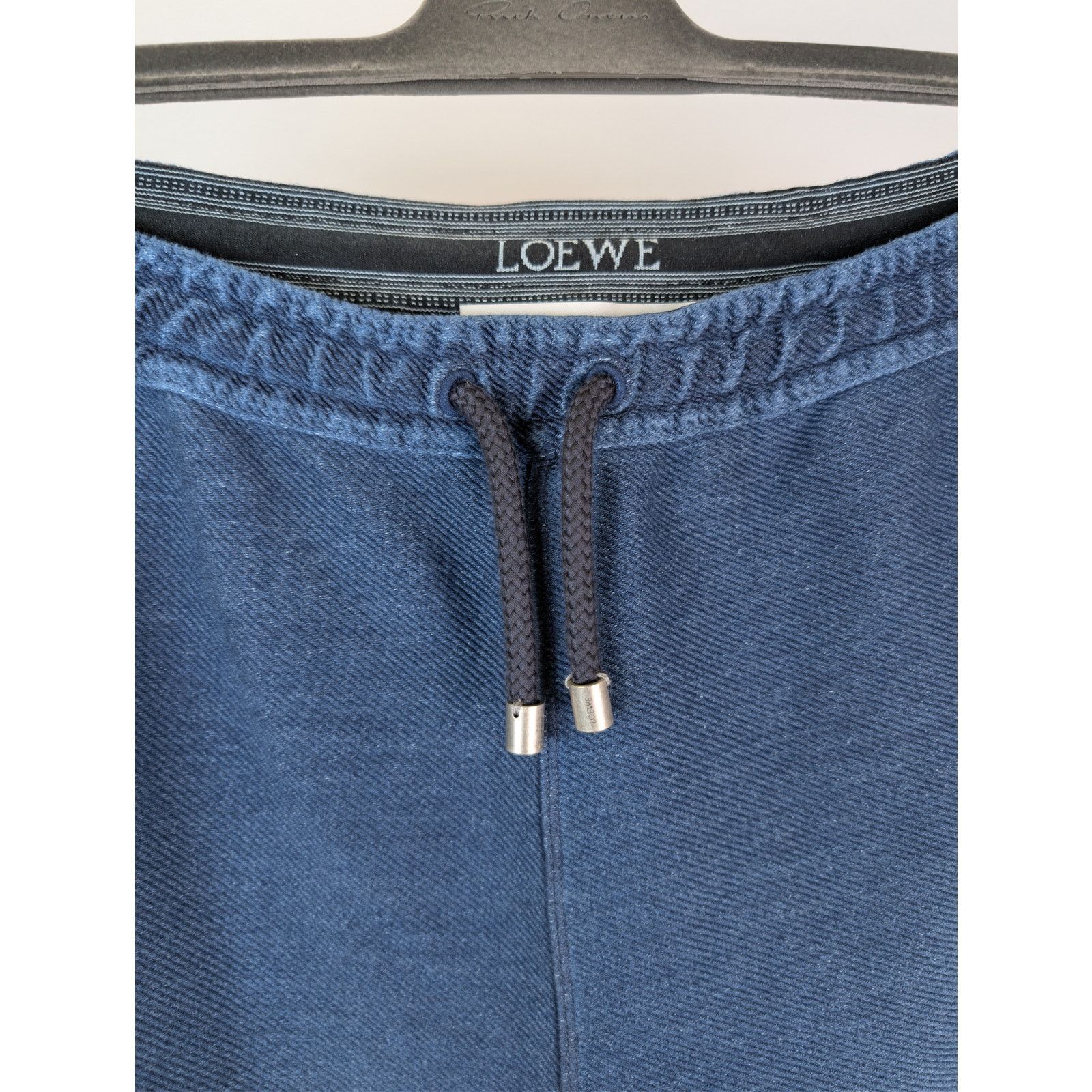 Loewe o1rshd1 Drawstring Denim Trousers in Indigo Blue Size US 34 / EU 50 - 8 Thumbnail