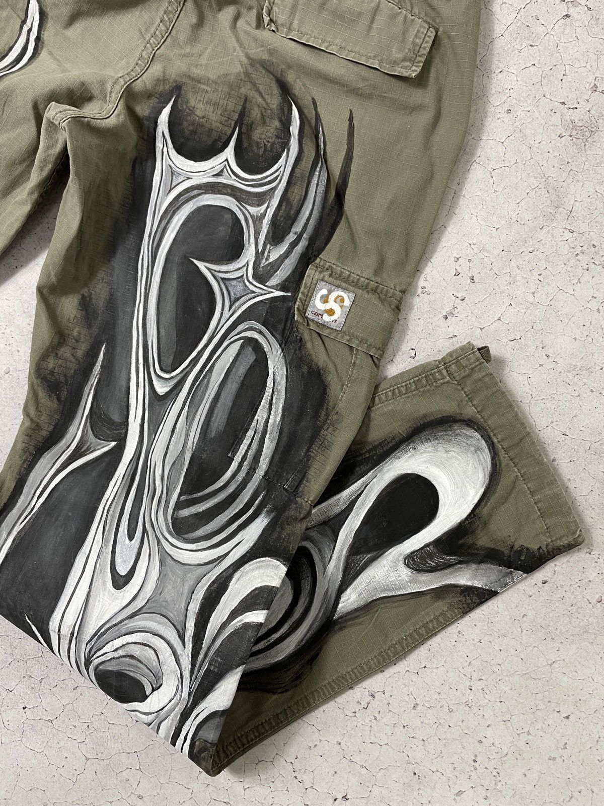 Carhartt ❤️‍🔥1OF1 Carhartt Vintage Cargo Custom Pants Trousers Size US 34 / EU 50 - 4 Thumbnail