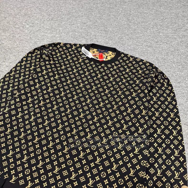Louis Vuitton Louis Vuitton Full-printed Logo cuff leather label knittin Size US M / EU 48-50 / 2 - 3 Thumbnail