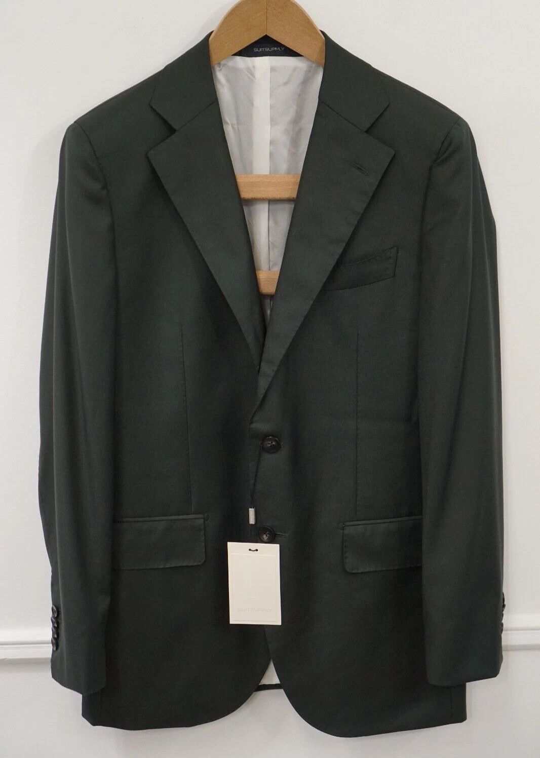 Suitsupply Men Suitsupply Blazer La Spalla Green Vitale Barberis US36 Size 36R - 1 Thumbnail