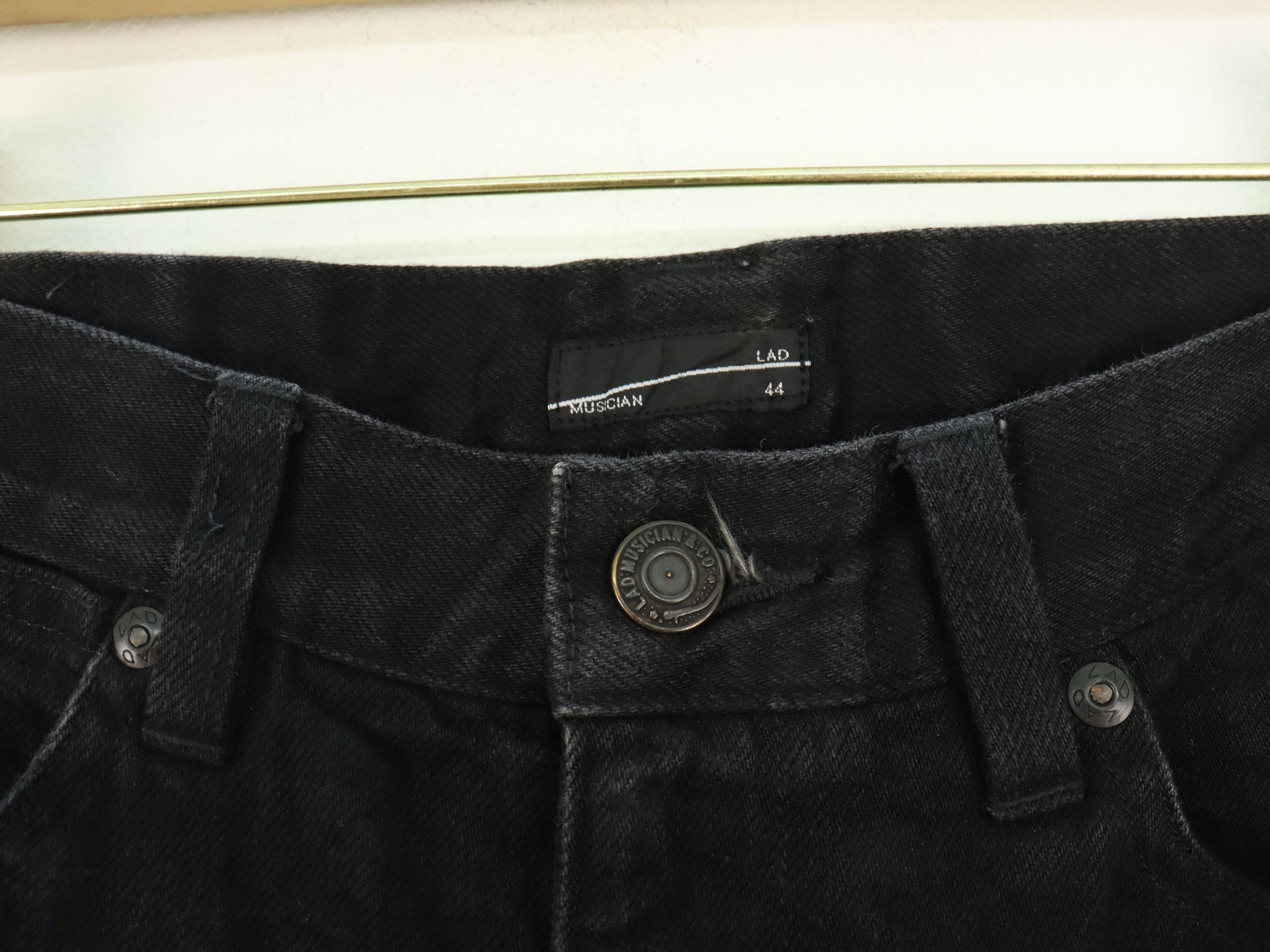 Lad Musician Lad Musician Black Jeans Pant Size US 31 - 7 Thumbnail