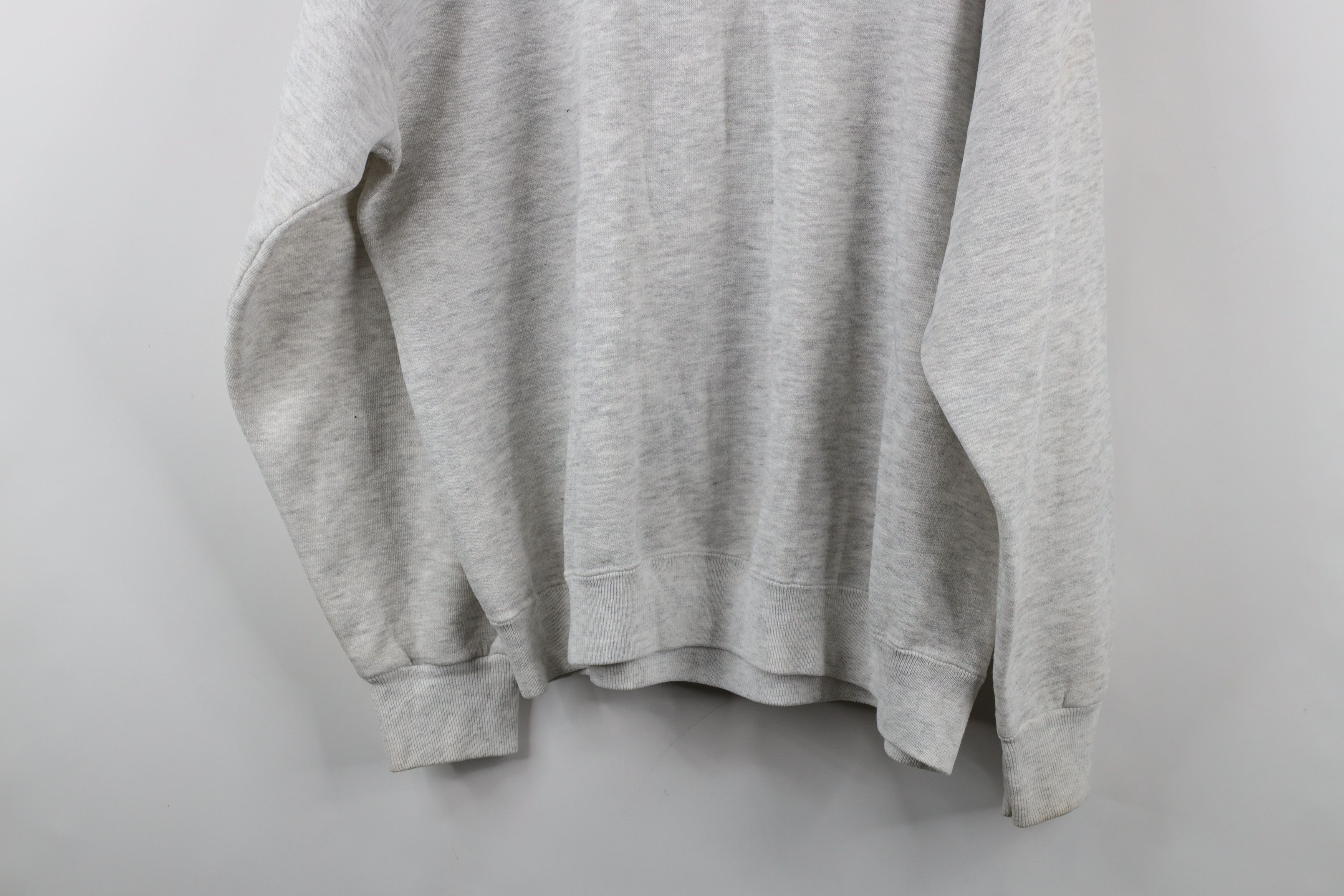 Vintage Vintage 90s Streetwear Crewneck Sweatshirt Heather Gray USA Size US XL / EU 56 / 4 - 14 Thumbnail