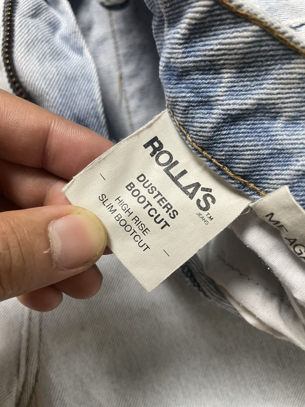 Japanese Brand Rolla’s Brand Dusters Bootcut High Rise Jeans (181) Size 26" / US 2 / IT 38 - 9 Thumbnail