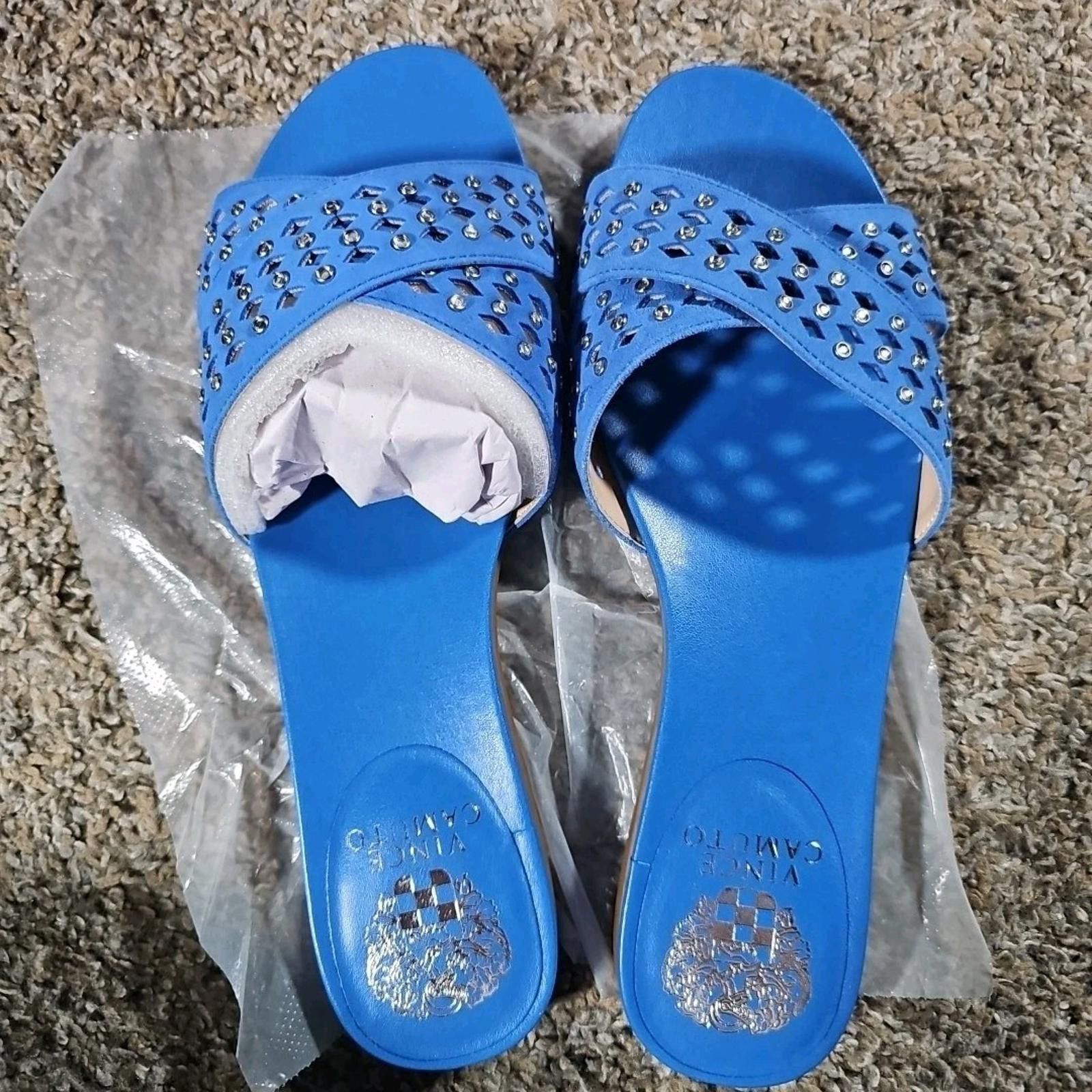 Vince Camuto vince camuto vc-endana Poolside Blue sandals 8.5M NIB NWD Size US 8.5 / IT 38.5 - 5 Thumbnail
