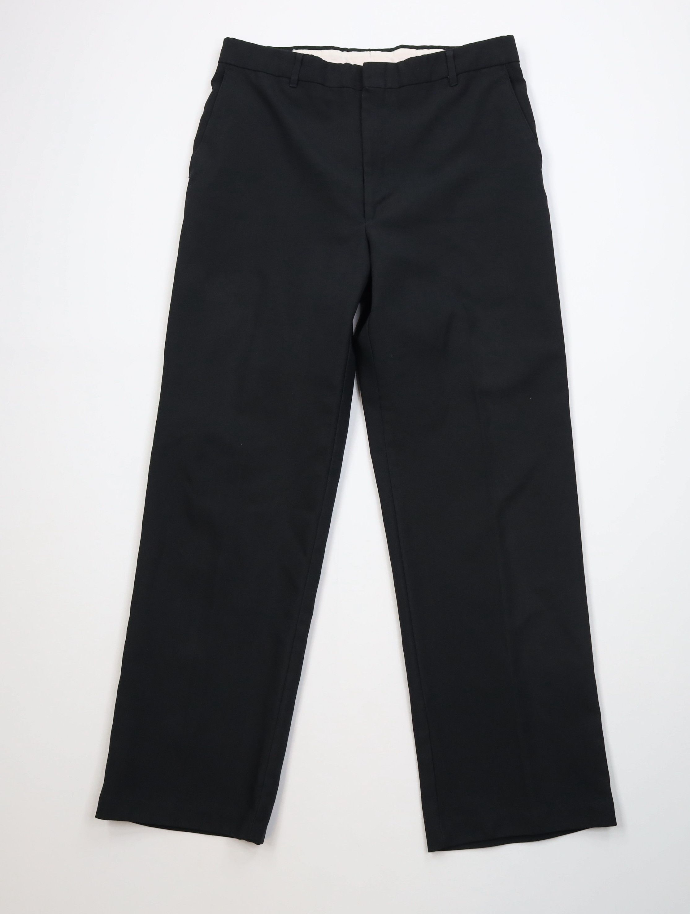 Vintage Vintage 70s Streetwear Flared Wide Leg Chino Pants Black USA Size US 32 / EU 48 - 1 Thumbnail