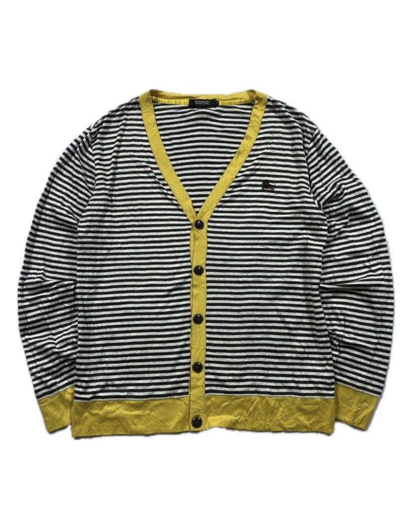 Burberry Black Label Cardigan kurt cobain style