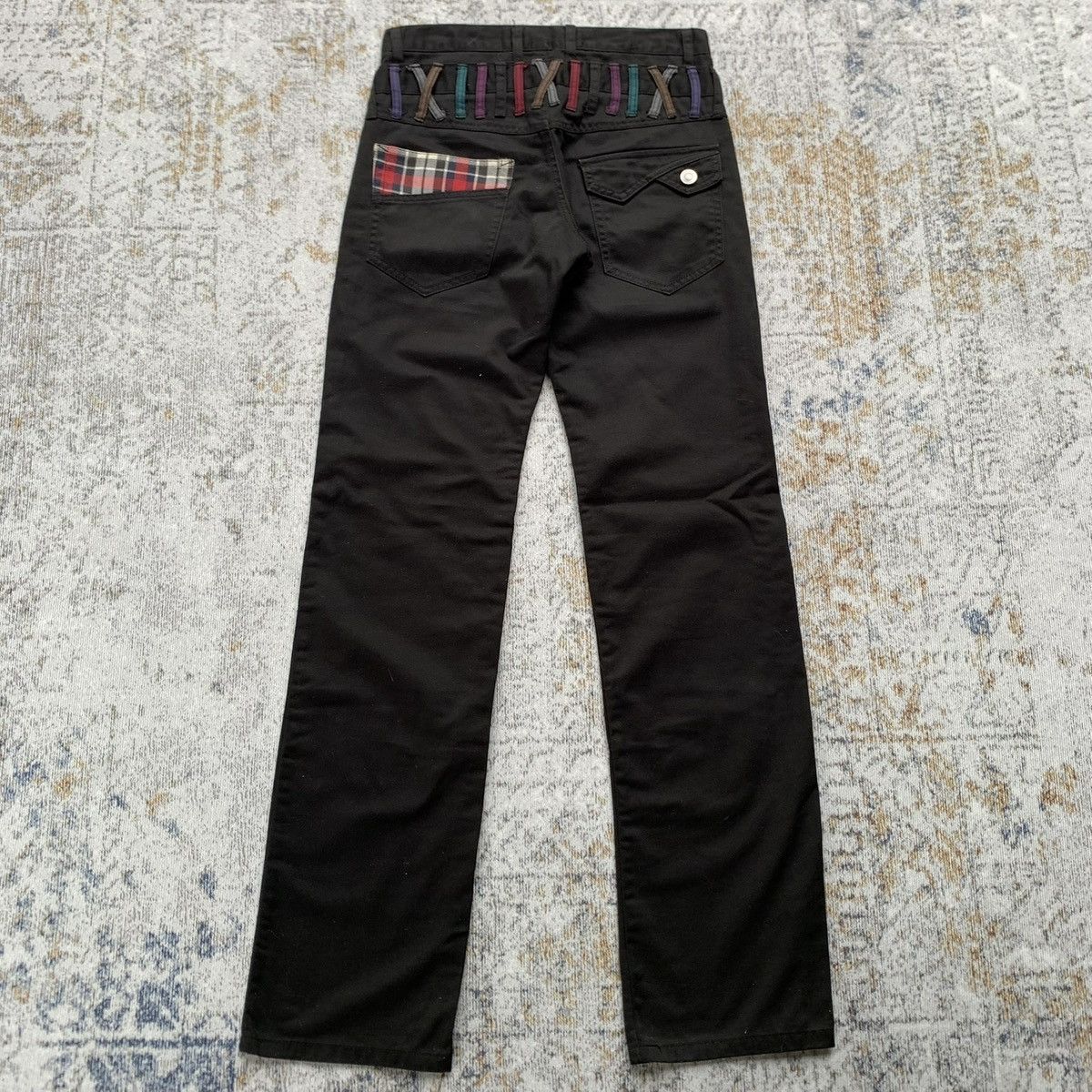 Japanese Brand 2000s Japanese Brand Roushate Multi Zipper Double Waist Pant Size US 30 / EU 46 - 1 Thumbnail