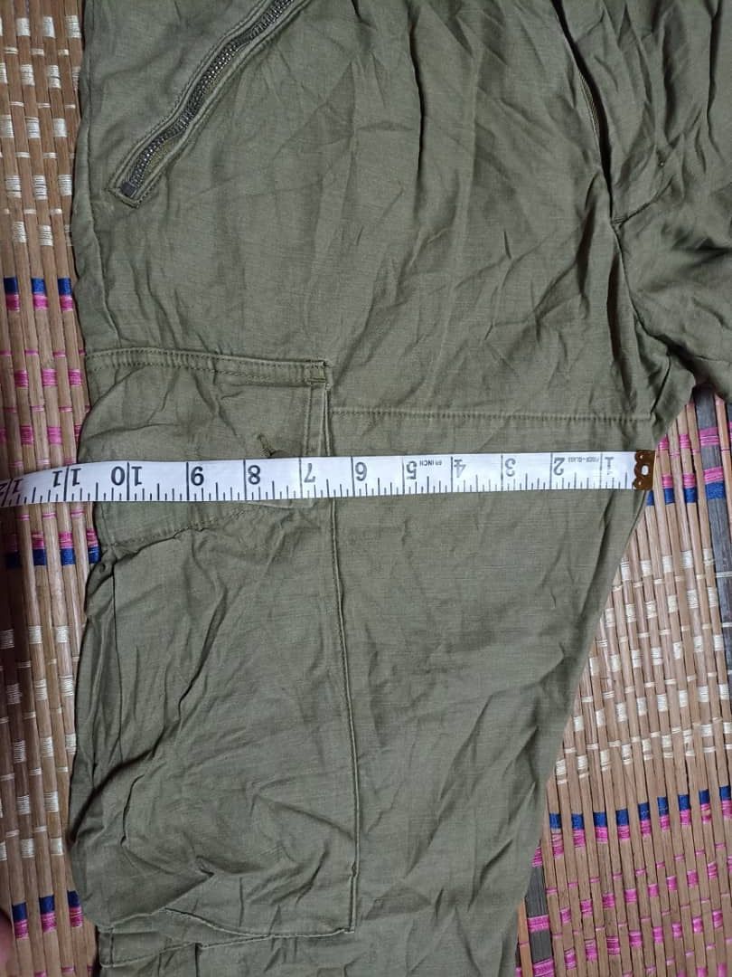Designer Vintage BACK Number Cargo Pants Military Style Size US 31 - 19 Thumbnail