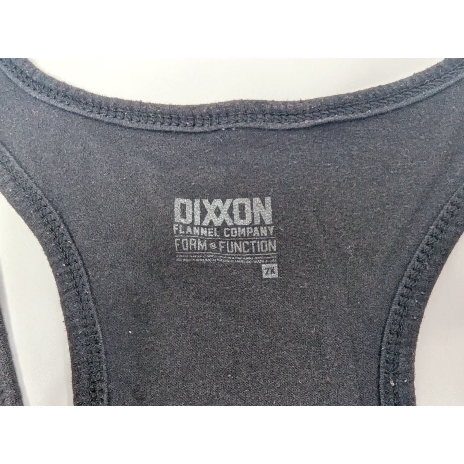 Vintage Dixxon Tank Top Graphic Print Muscle Form Function Gym Workout Men's 2X Blue Black Logo Shirt Size US XXL / EU 58 / 5 - 6 Thumbnail