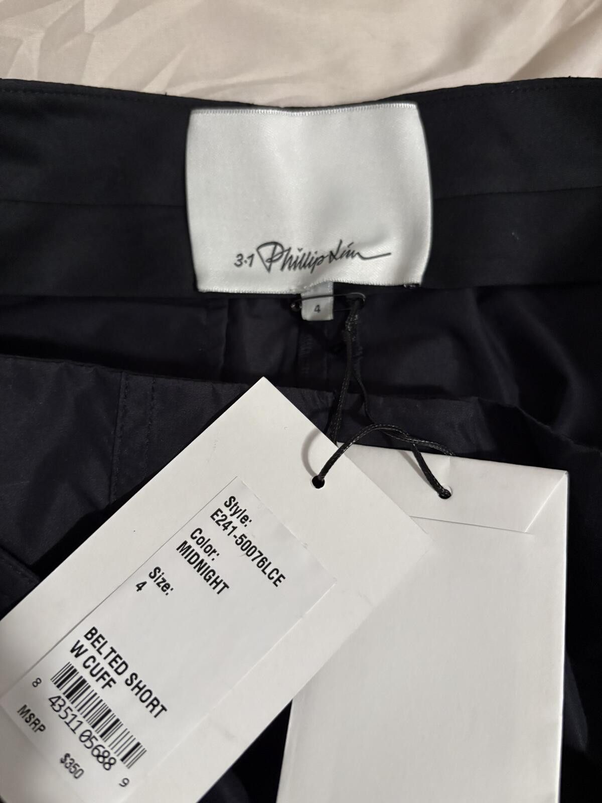 3.1 Phillip Lim 3.1 Phillip Lim Tie Waist Short Women's Black Size 27" / US 4 / IT 40 - 7 Thumbnail
