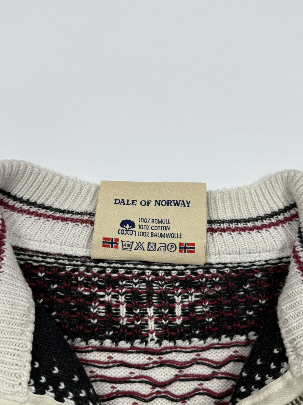 Dale Of Norway Dale Of Norway Cotton 1/4 Zip Knit Sweater Size S Size US S / EU 44-46 / 1 - 9 Thumbnail
