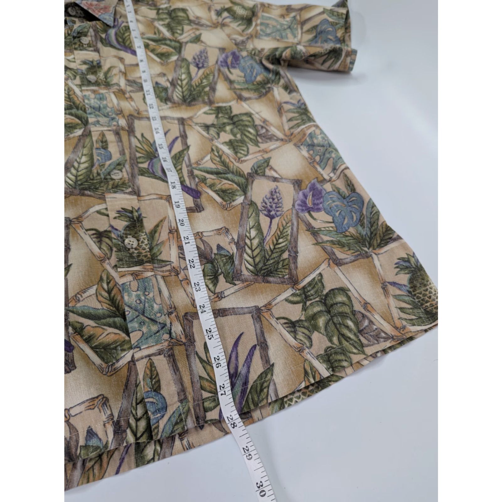 ALOHAS Vtg Cooke Street Mens Hawaiian Floral Aloha Button Short Sleeve Cotton Shirt Size US L / EU 52-54 / 3 - 3 Thumbnail