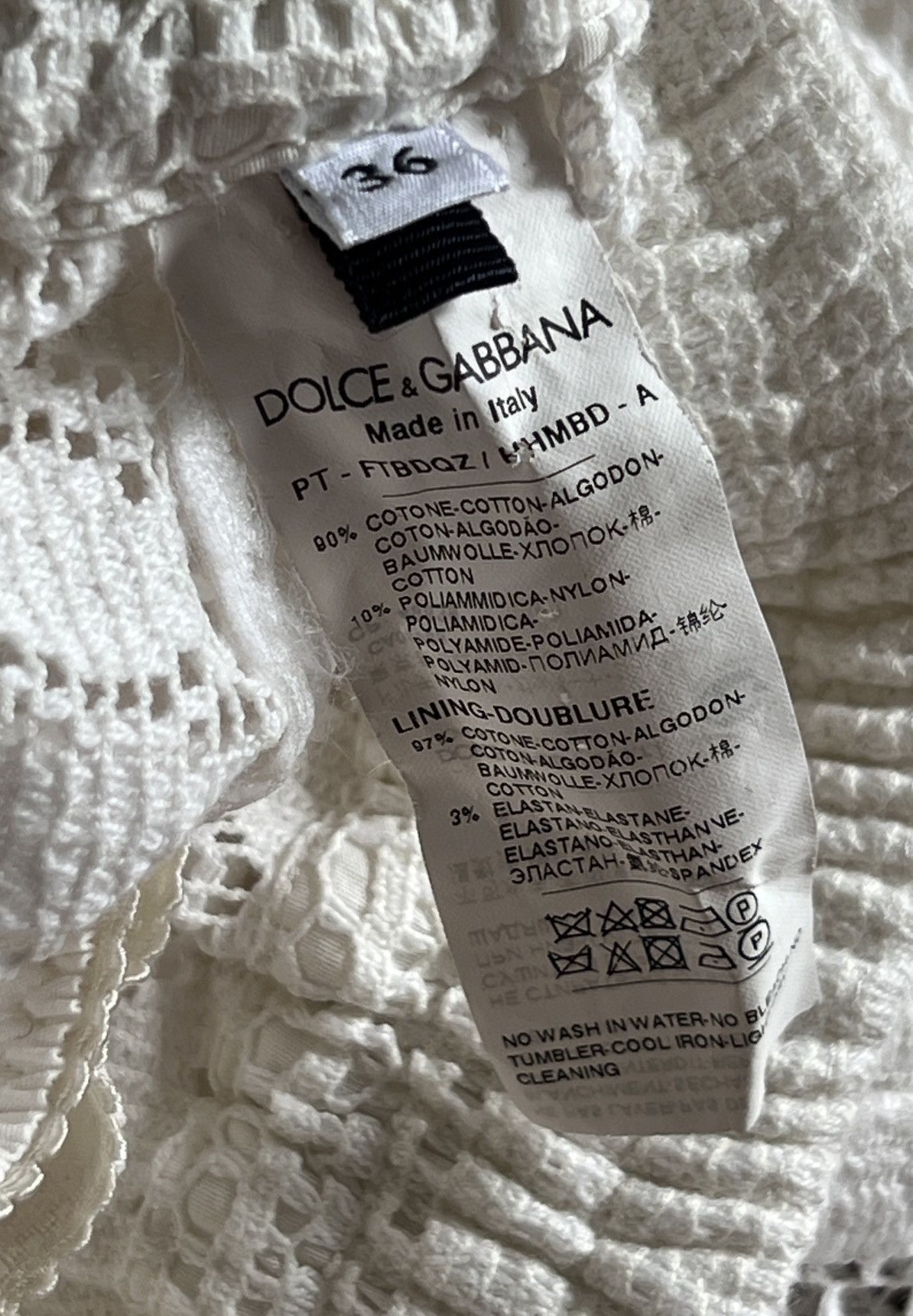 Dolce & Gabbana Dolce & Gabbana lace pants Size 25" / US 0 / IT 36 - 10 Thumbnail